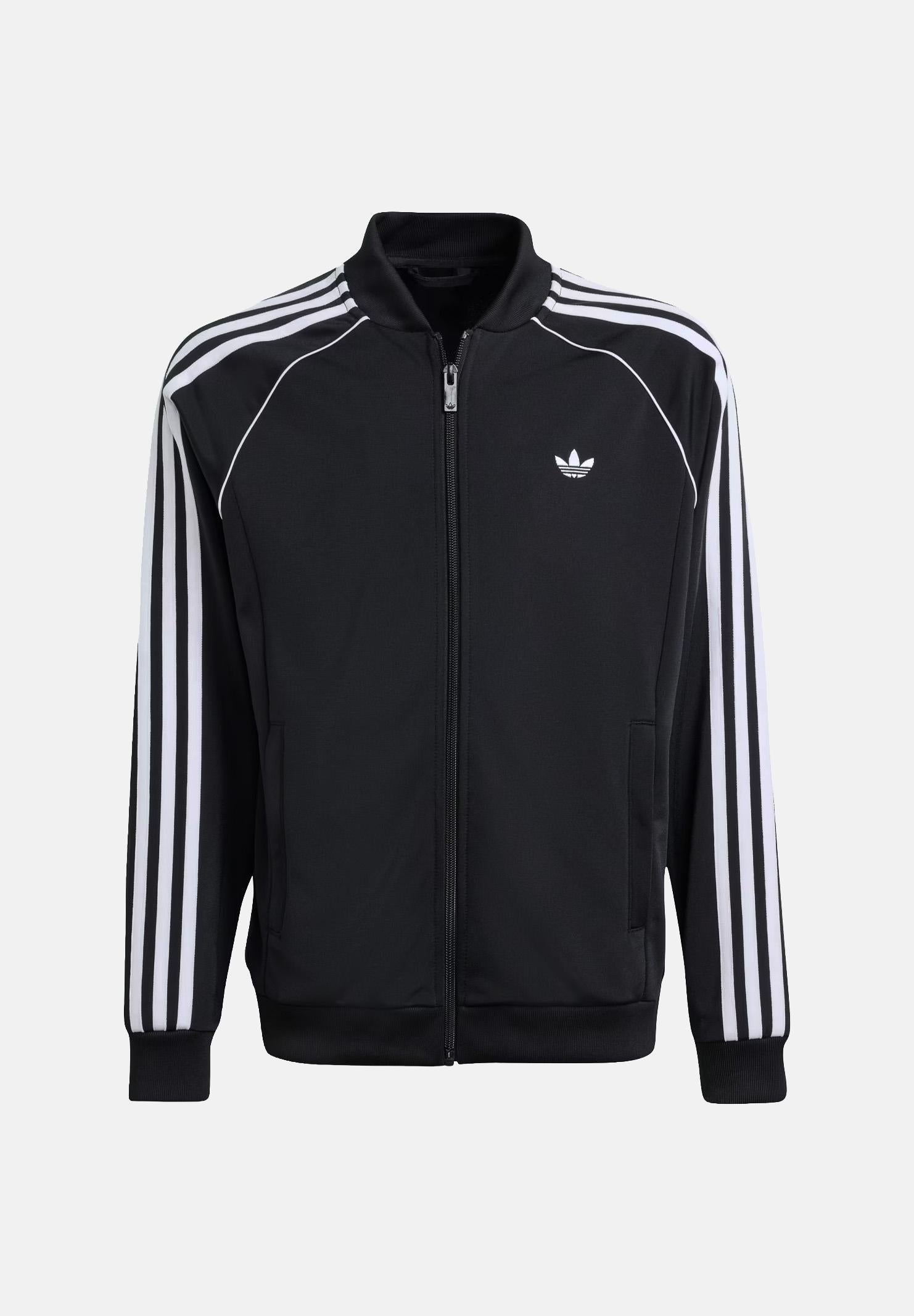 ADIDAS ORIGINALS Felpa con zip SST nera per bambino e bambina KE2856 . ADIDAS ORIGINALS