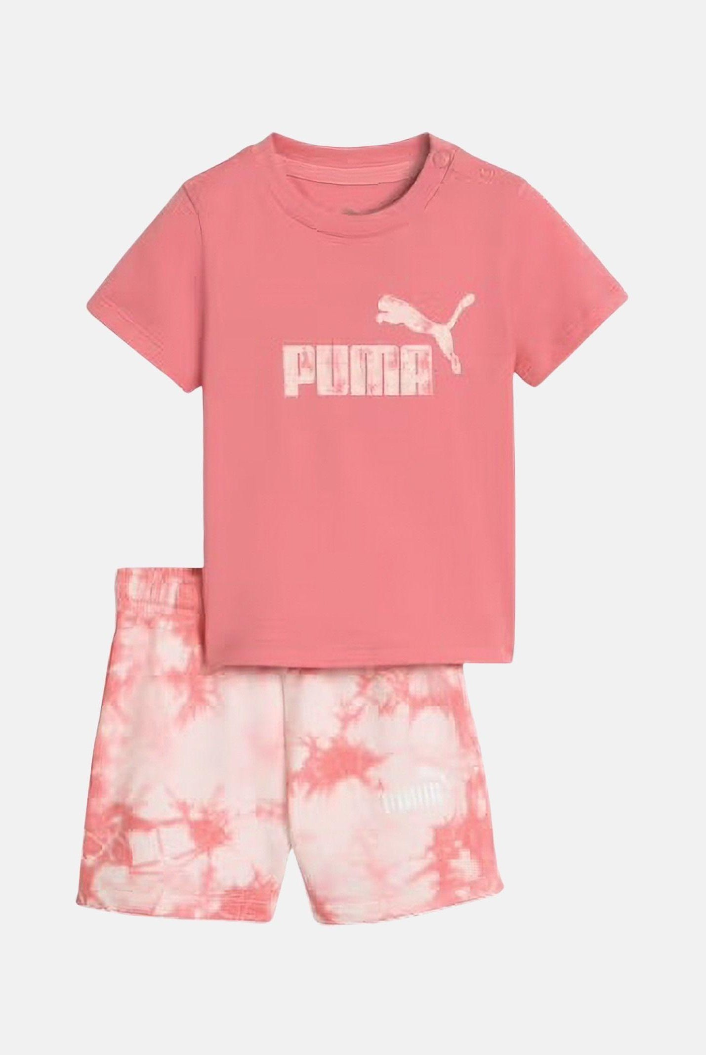 PUMA Completino Essentials Tie-Dye rosa da neonato 693291 25 PUMA