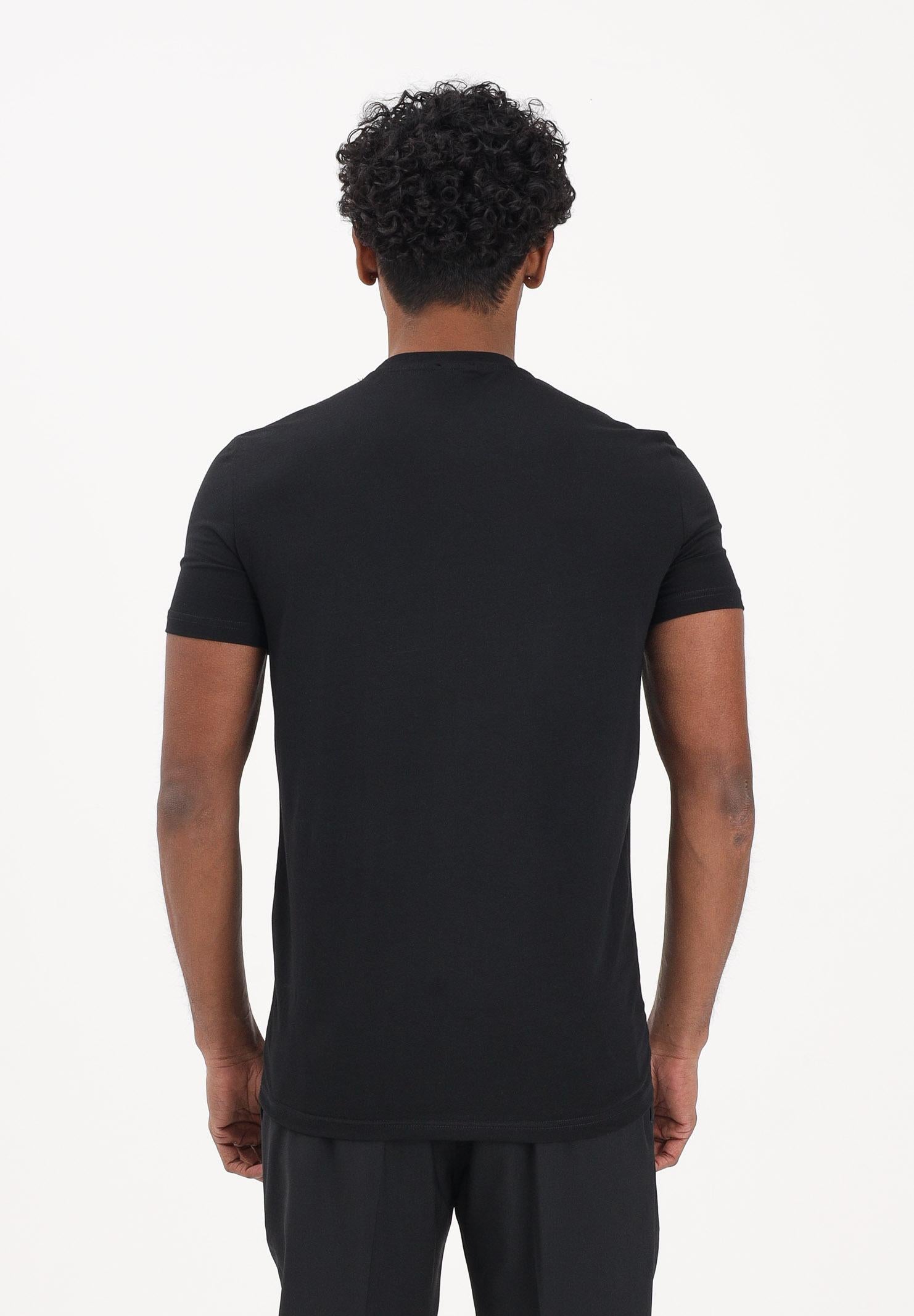 DSQUARED2 T-shirt a manica corta nera da uomo con logo DCX290070 001 DSQUARED2