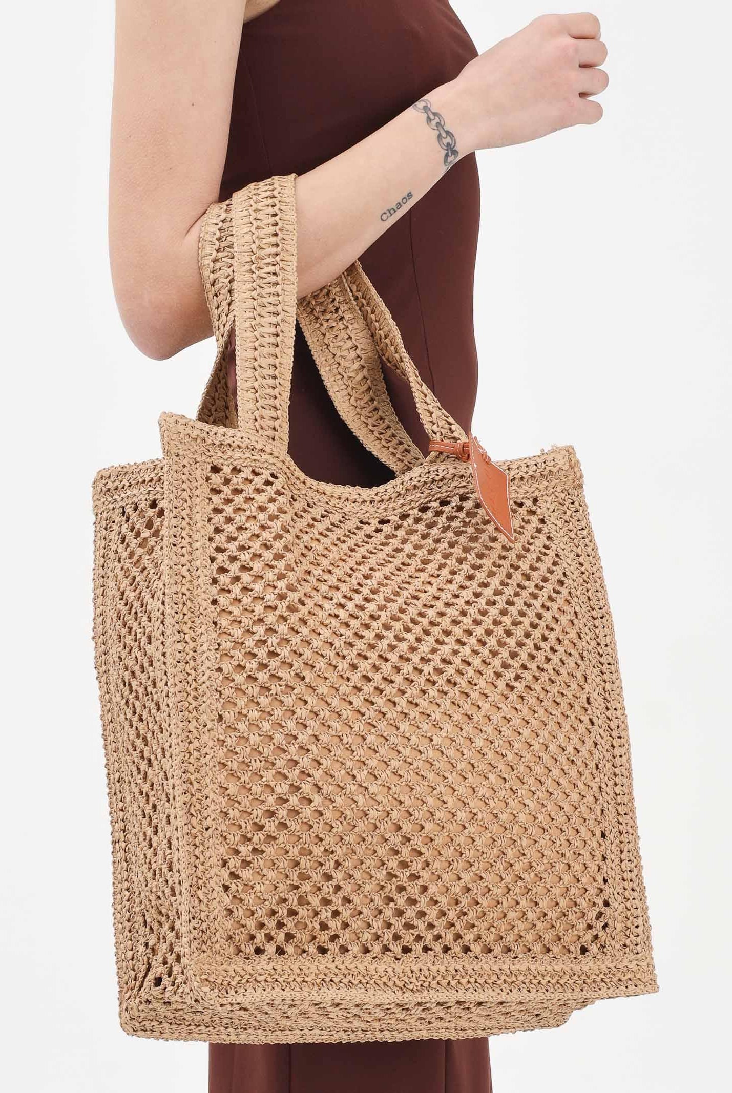 ME FUI Borsa mare beige da donna MA26-SW0050LB . ME FUI