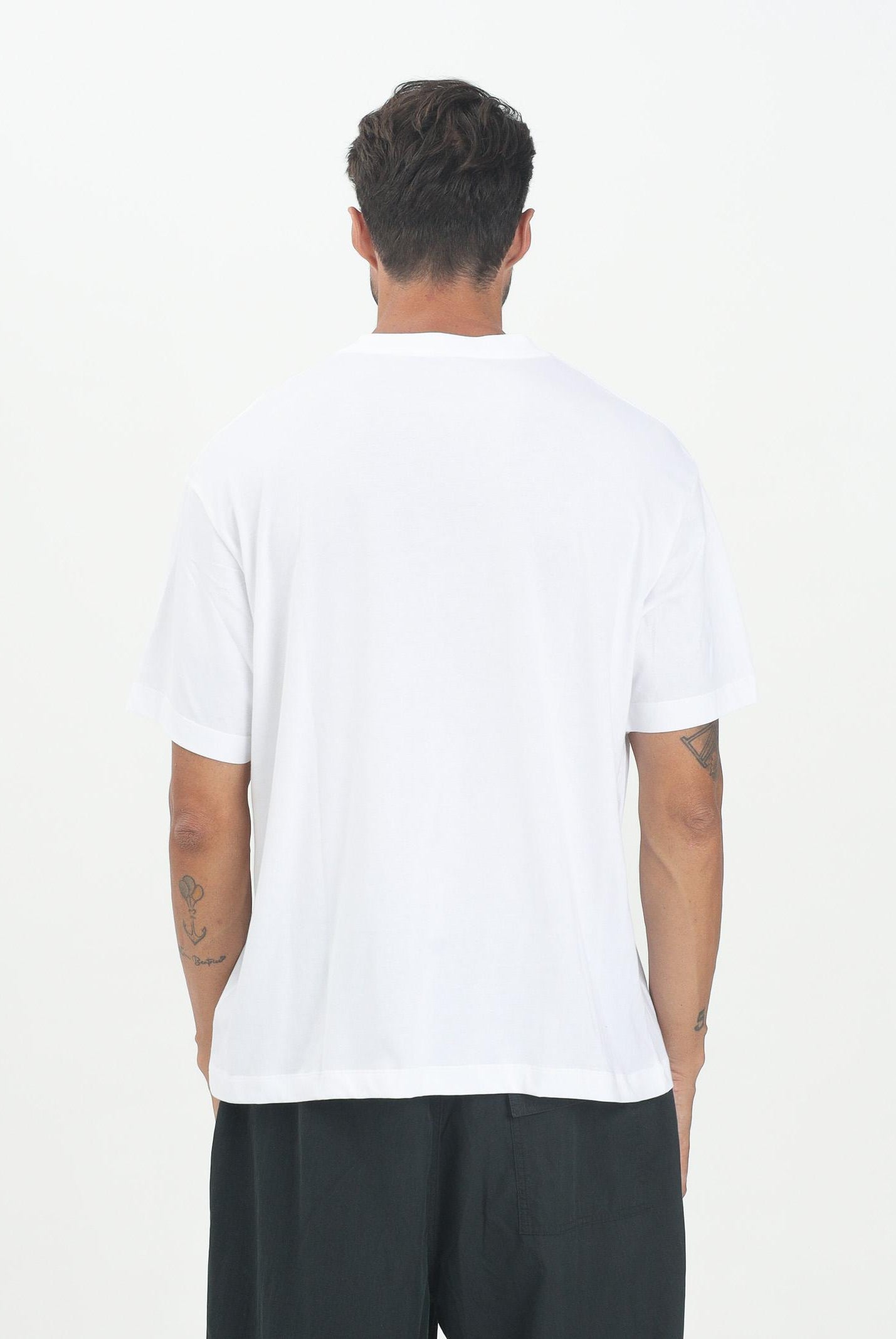 CALVIN KLEIN JEANS T-shirt a manica corta bianca da uomo con logo LV04RC856GYAA CALVIN KLEIN JEANS