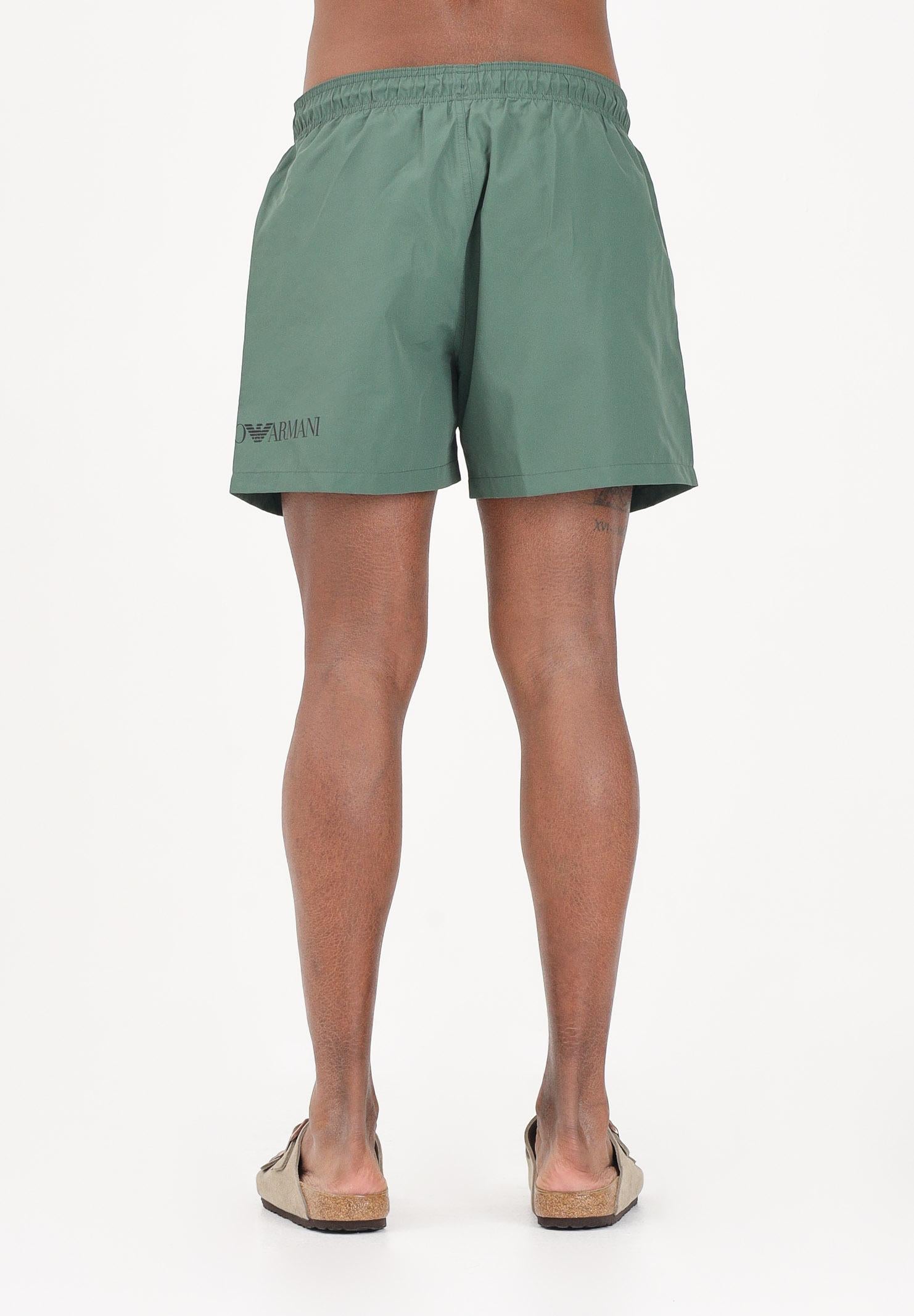 EA7 Shorts mare verde da uomo con logo 7M002000AF13049 M7185 EA7