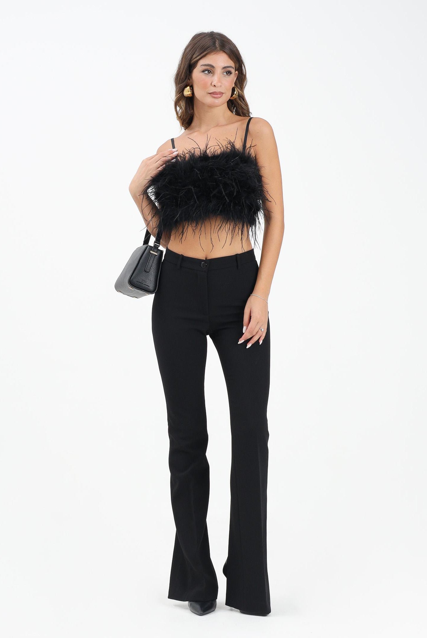 PINKO Pantalone elegante nero da donna 105706A2R9 Z99 PINKO