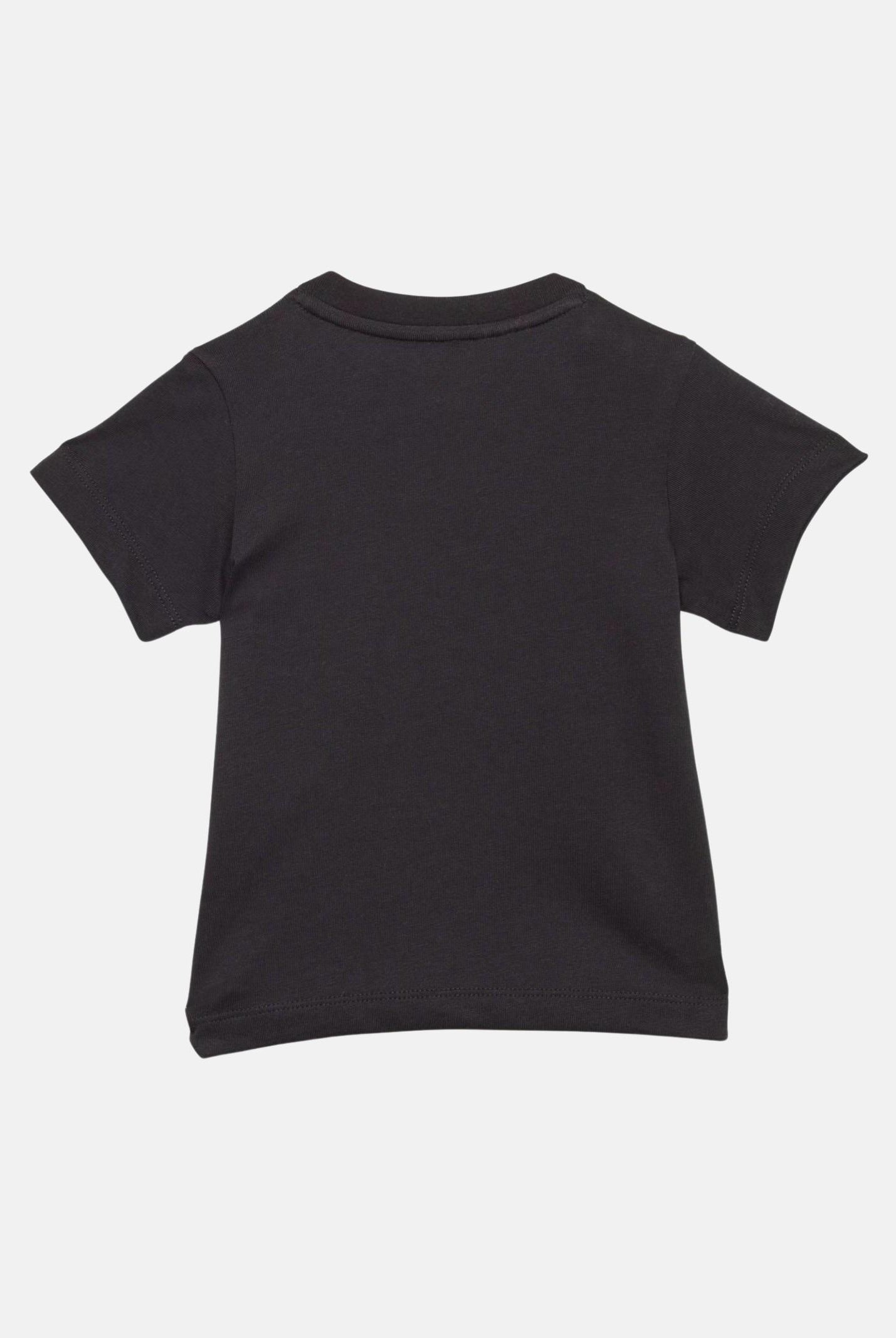 ADIDAS ORIGINALS T-shirt TREFOIL nera da neonato IX5113 . ADIDAS ORIGINALS