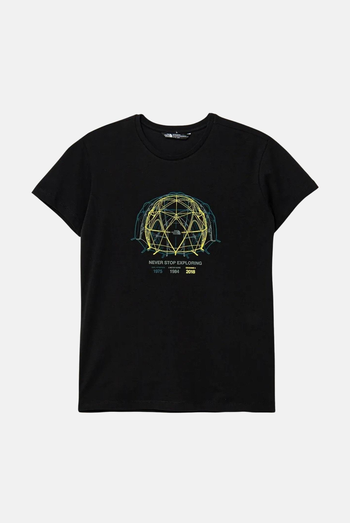 THE NORTH FACE T-shirt a manica corta Relaxed Graphic nera per bambino e bambina NF0A8AXGJK31 THE NORTH FACE