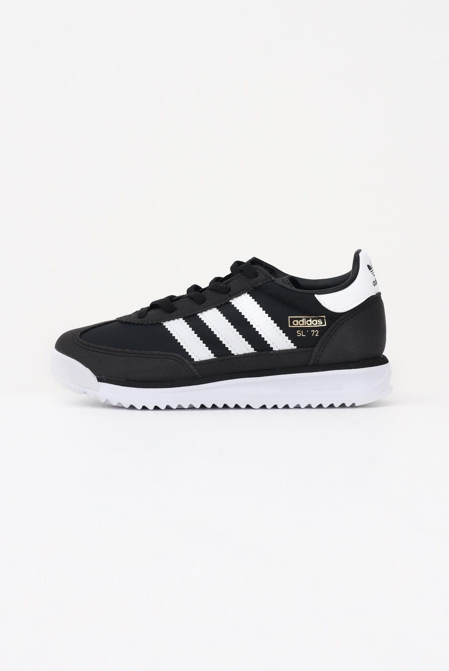 ADIDAS ORIGINALS Sneakers SL 72 RS Elastic Laces nere per bambino e bambina IH2982 . ADIDAS ORIGINALS