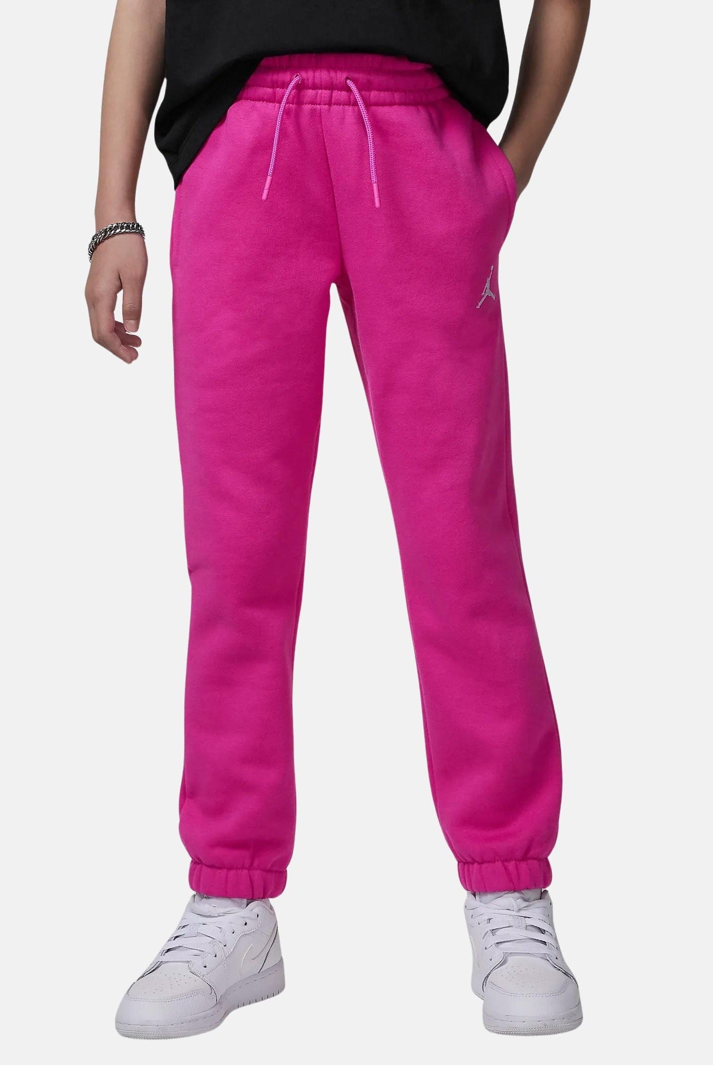 Pantalone sportivo Brooklyn Essentials fucsia per bambina 45D295 A2B JORDAN