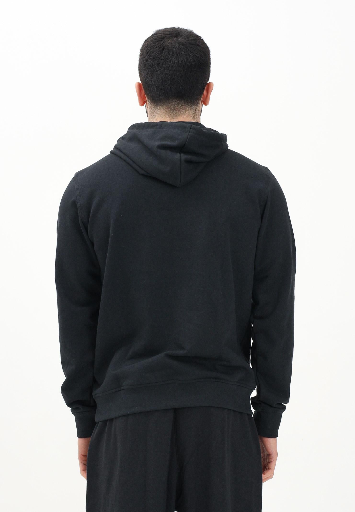 ADIDAS ORIGINALS Felpa con cappuccio Trefoil Essentials nera da uomo JD2404 . ADIDAS ORIGINALS