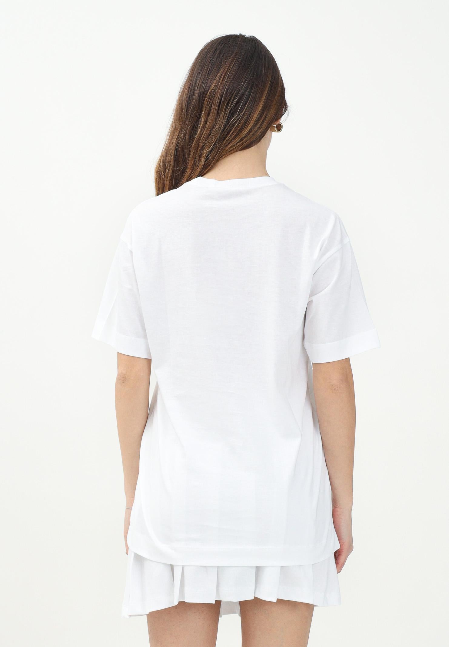 MARNI T-shirt a manica corta bianca per donna, ragazzi e bamini con taschino e logo M01415M00RF 0M100 MARNI