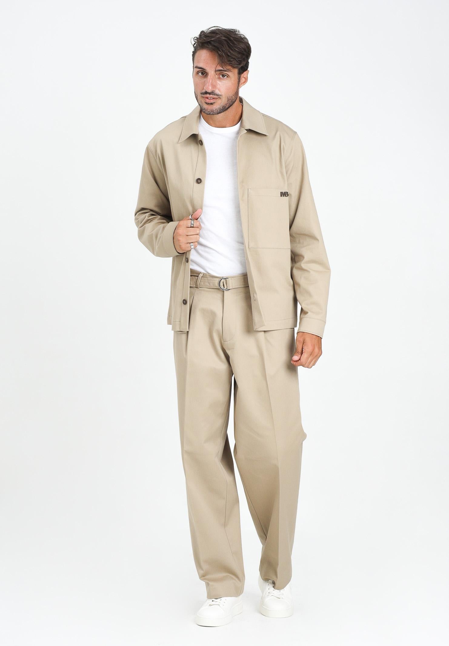 I'M BRIAN Pantalone chino beige da uomo PA3509 0025 I'M BRIAN