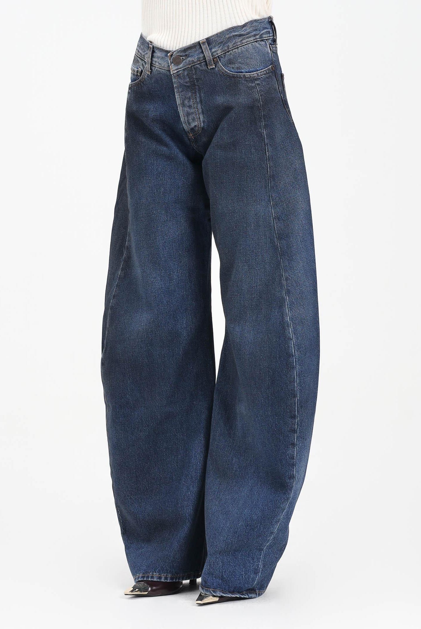 MYEM Jeans Emanuela in denim blu da donna EMANUELA1 MYEM