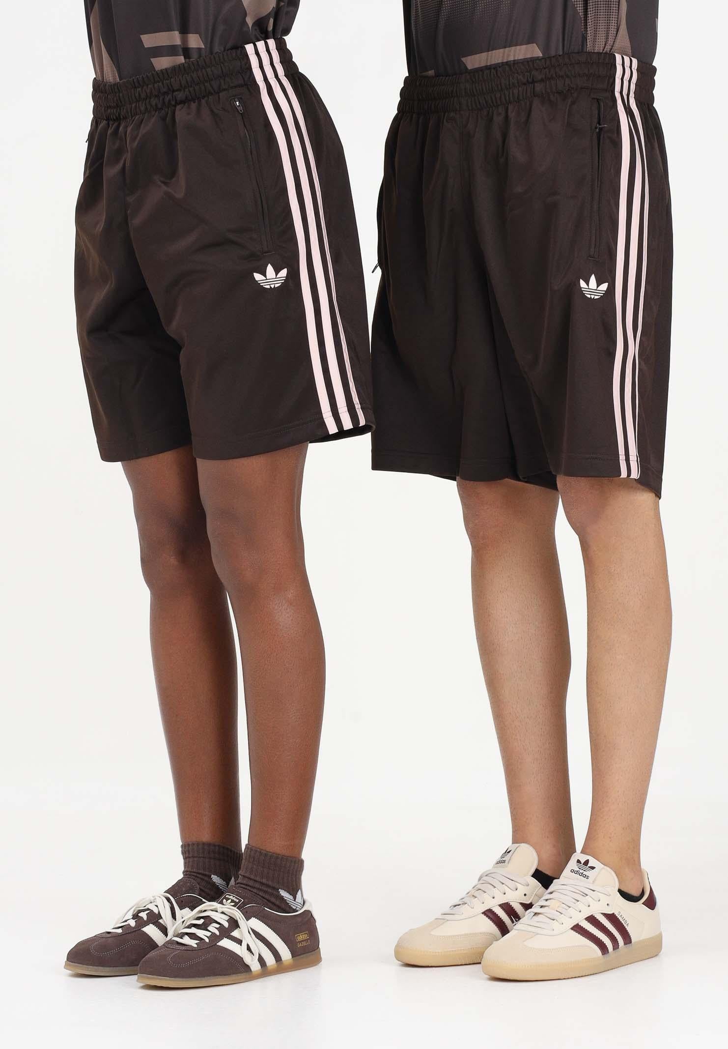 ADIDAS ORIGINALS Shorts sportivo FIREBIRD marrone per uomo e donna KE1373 . ADIDAS ORIGINALS