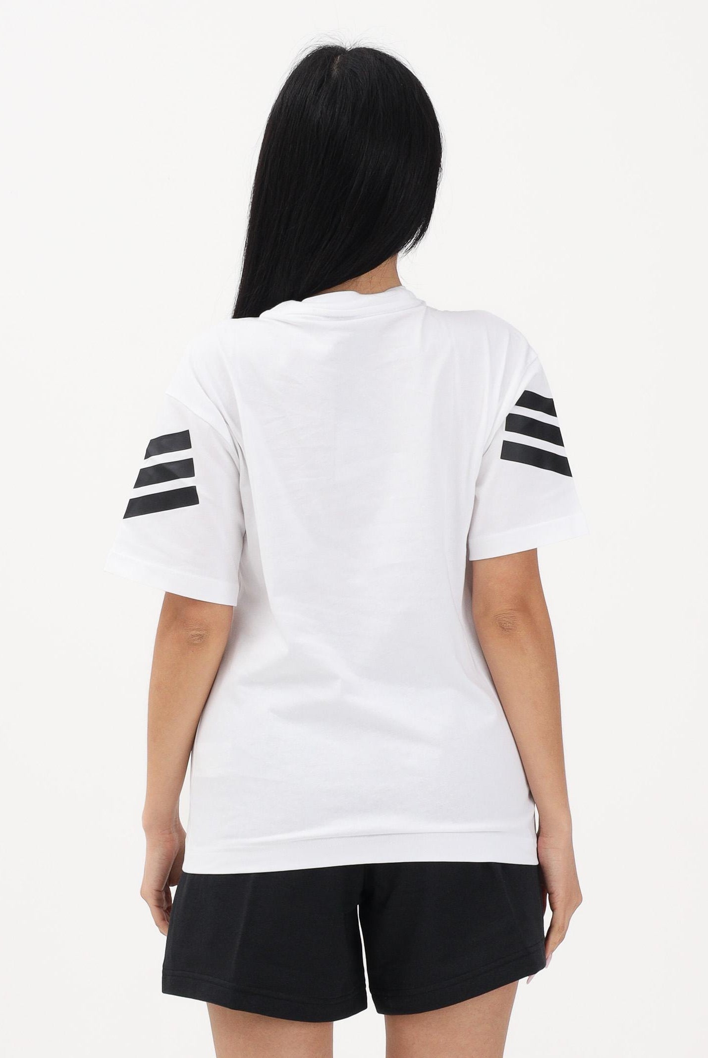 ADIDAS PERFORMANCE T-shirt a manica corta Future Icons 3-Stripes bianca da donna JE0238 . ADIDAS PERFORMANCE