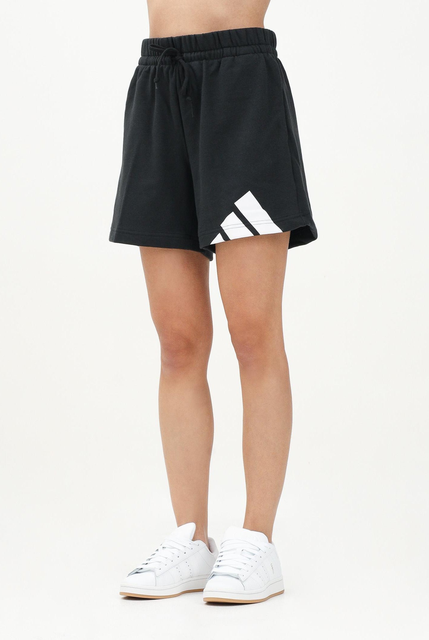 ADIDAS PERFORMANCE Shorts Essentials Big Logo French Terry nero da donna JC6262 . ADIDAS PERFORMANCE