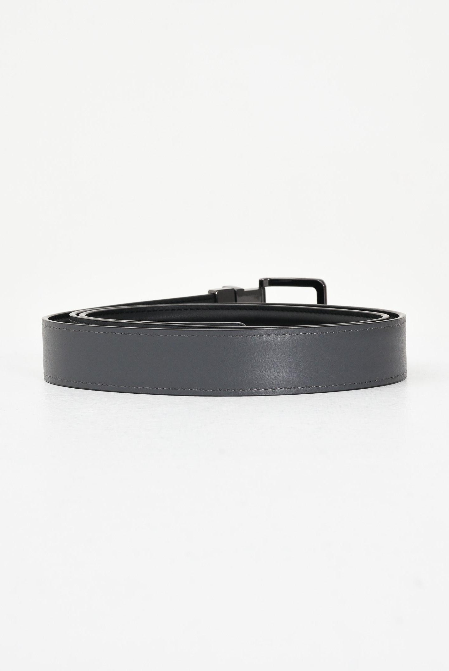 ARMANI EXCHANGE Cintura reversibile nera e grigia da uomo XM001932AF19019 MC225 ARMANI EXCHANGE