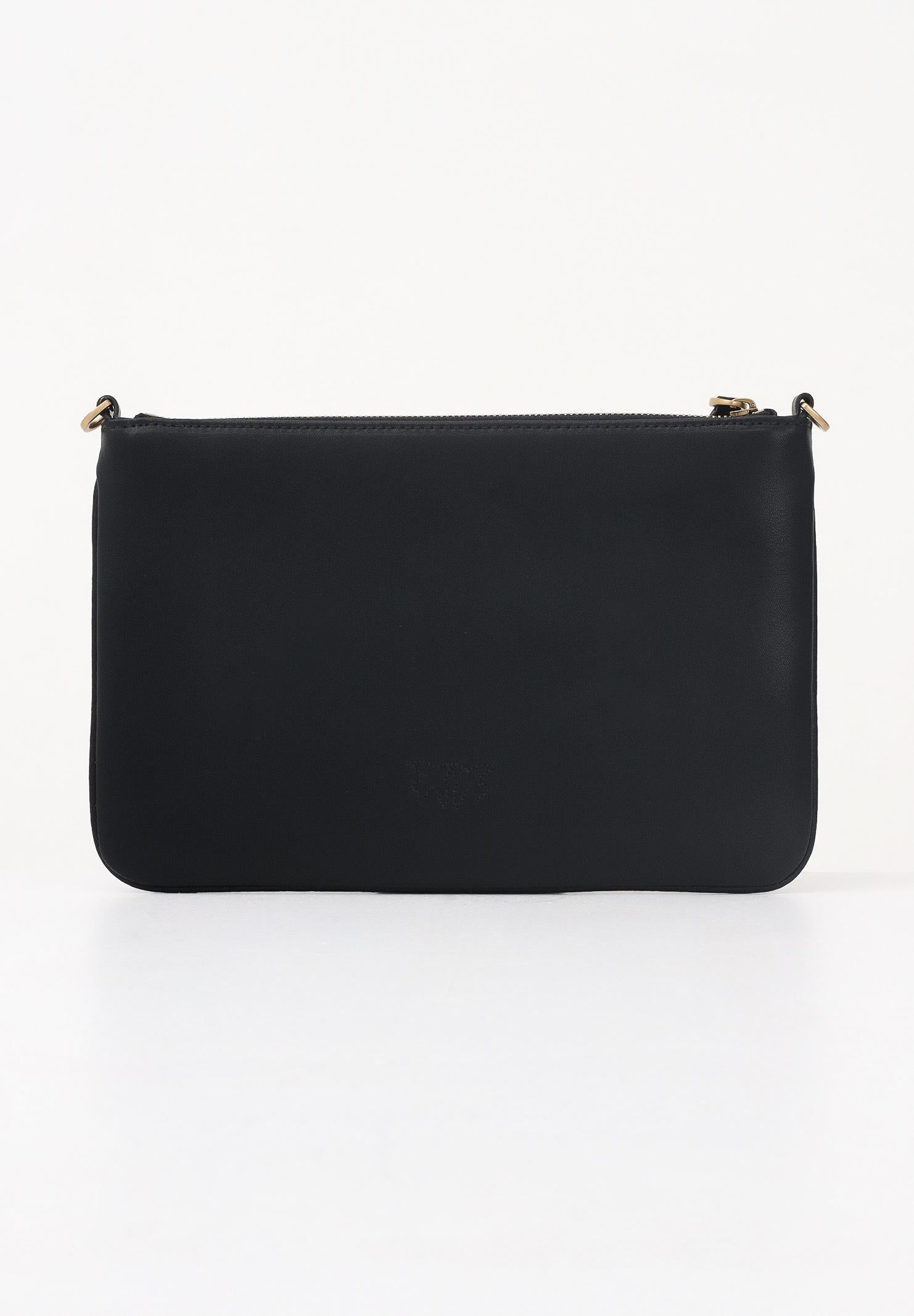 PINKO Pochette Classic Flat Love Bag Simply nera da donna 100455A0F1 Z99Q PINKO