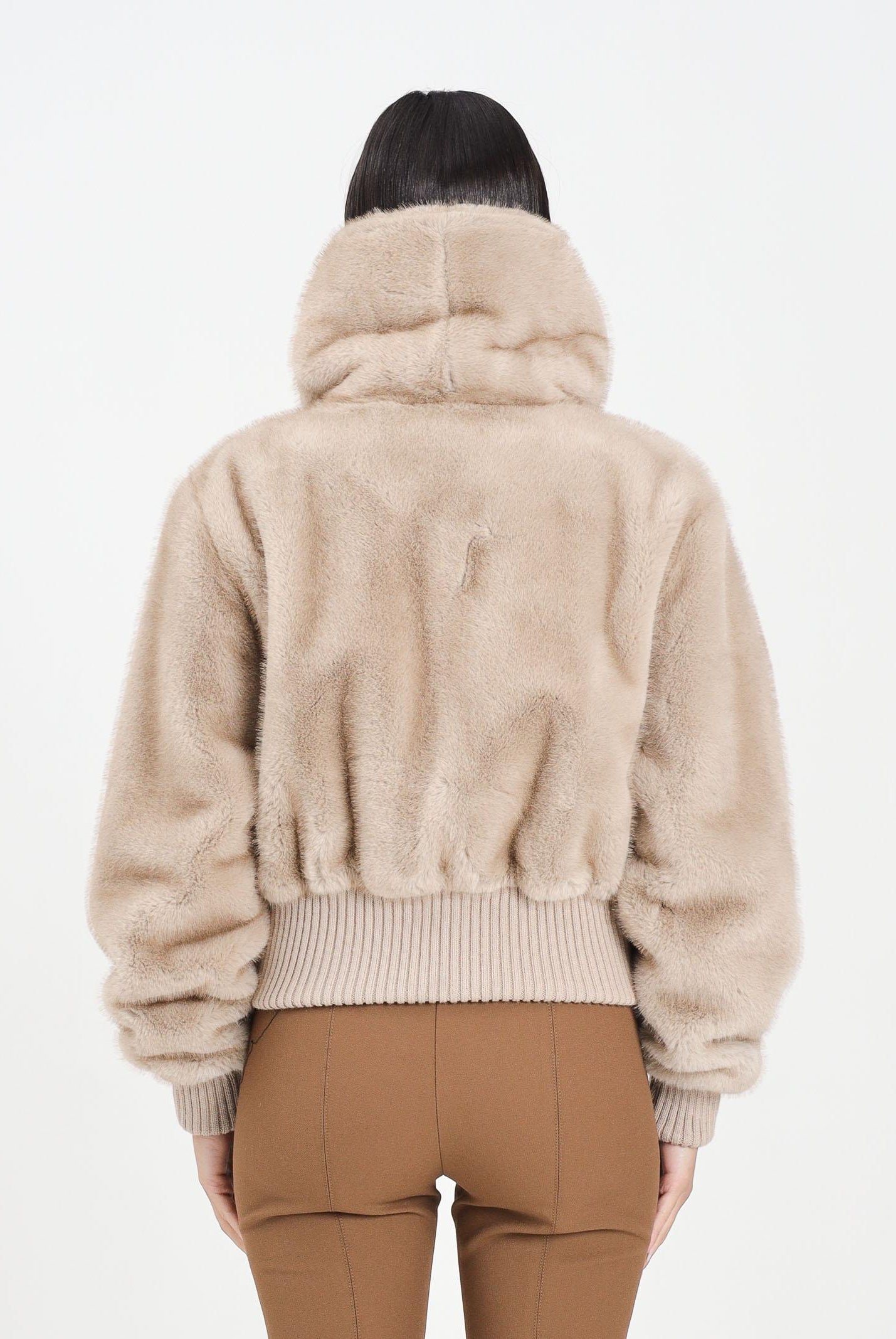 PINKO Pelliccia corta beige da donna 105399A2PI C60 PINKO