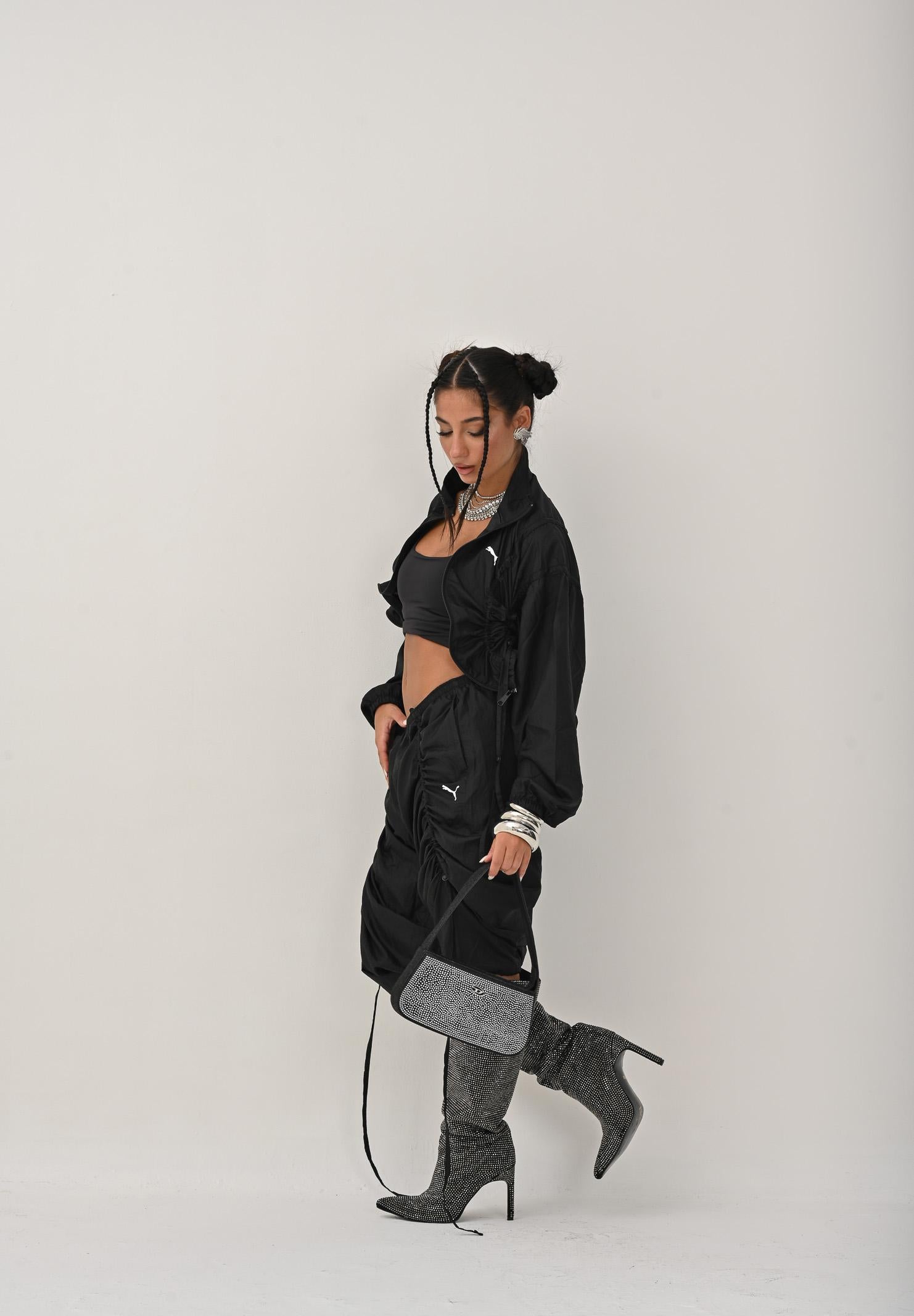 PUMA Giacca a vento DARE TO nera da donna 632148 01 PUMA