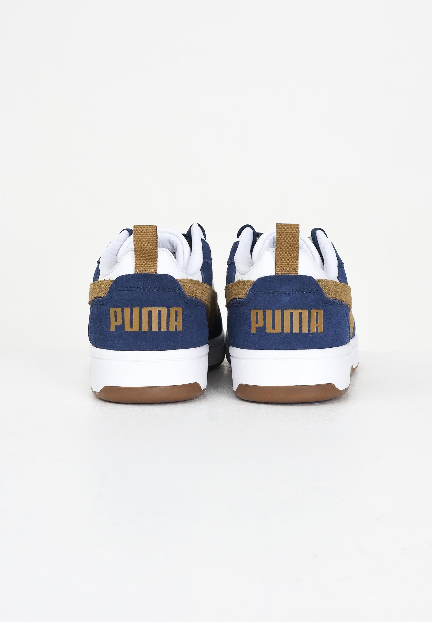 PUMA Sneakers Rebound V6 bianche, blu e senape da uomo 402262 07 PUMA