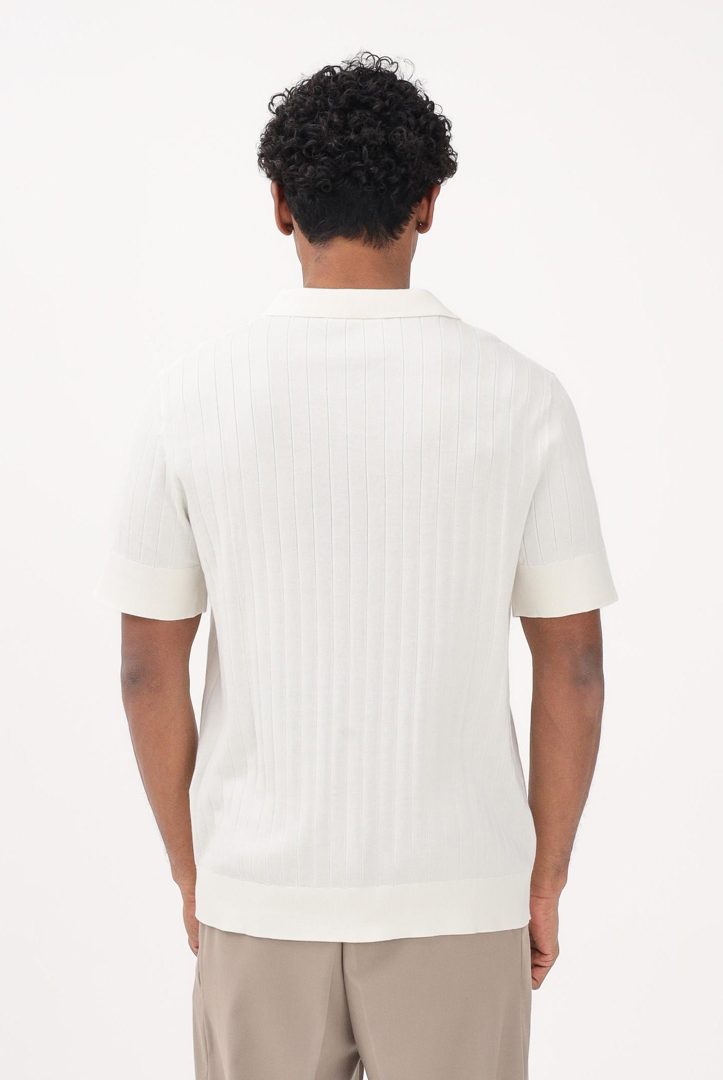 SELECTED HOMME Polo a manica corta panna da uomo 16102031 EG SELECTED HOMME