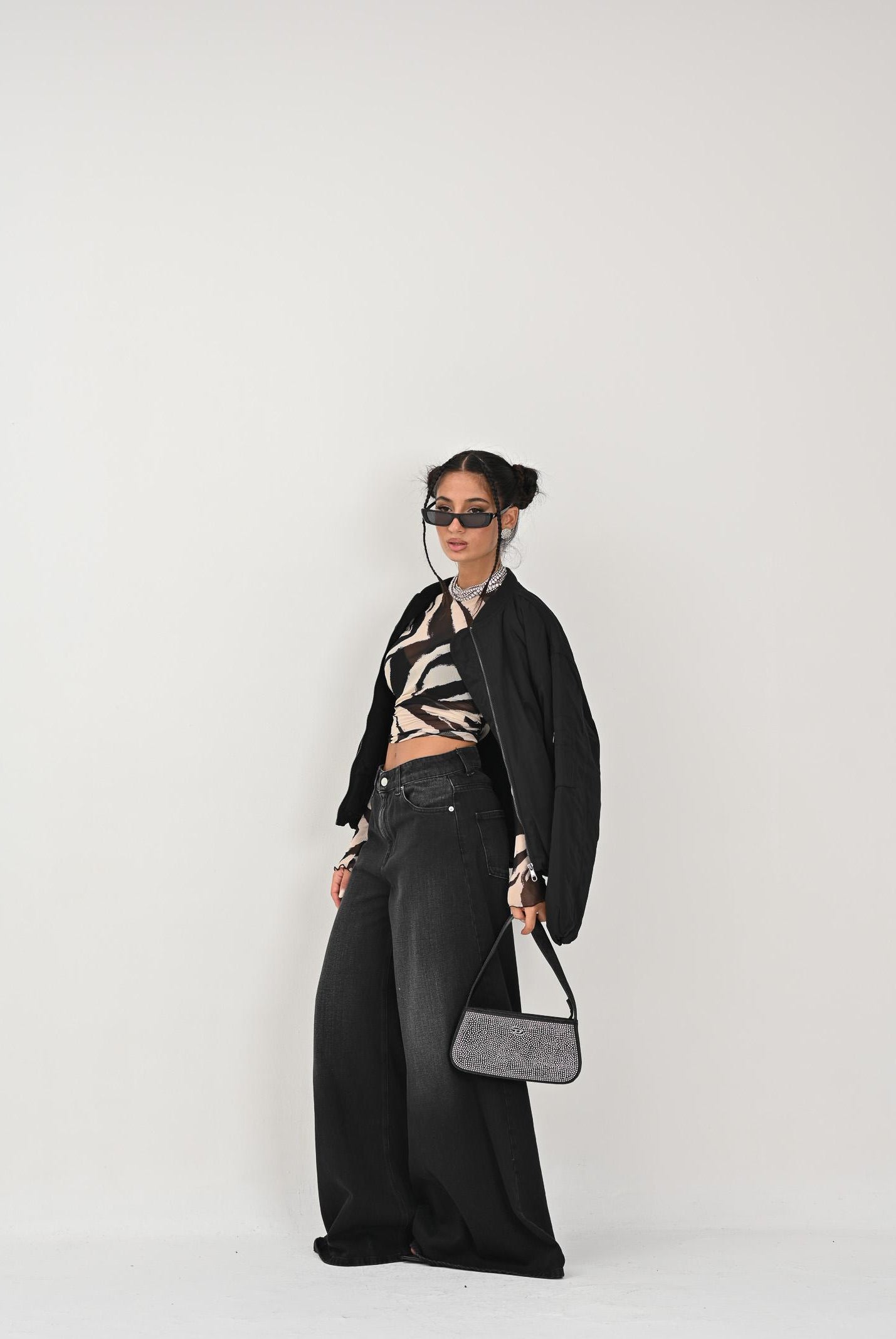 ONLY Bomber nero da donna 15348654 Black ONLY