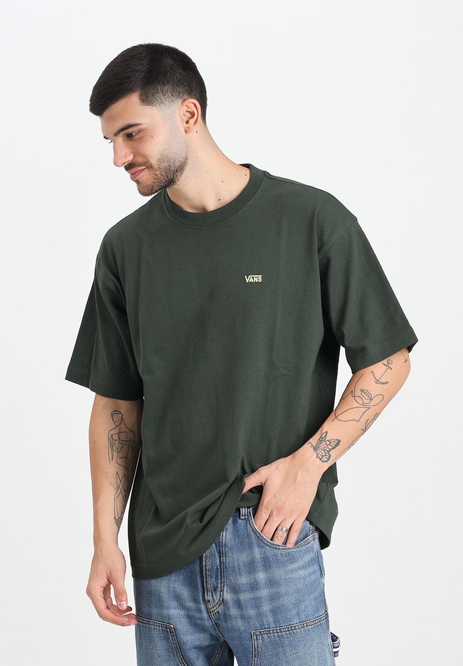 VANS T-shirt a manica corta Left Chest II verde da uomo VN000P1PEMU1 VANS