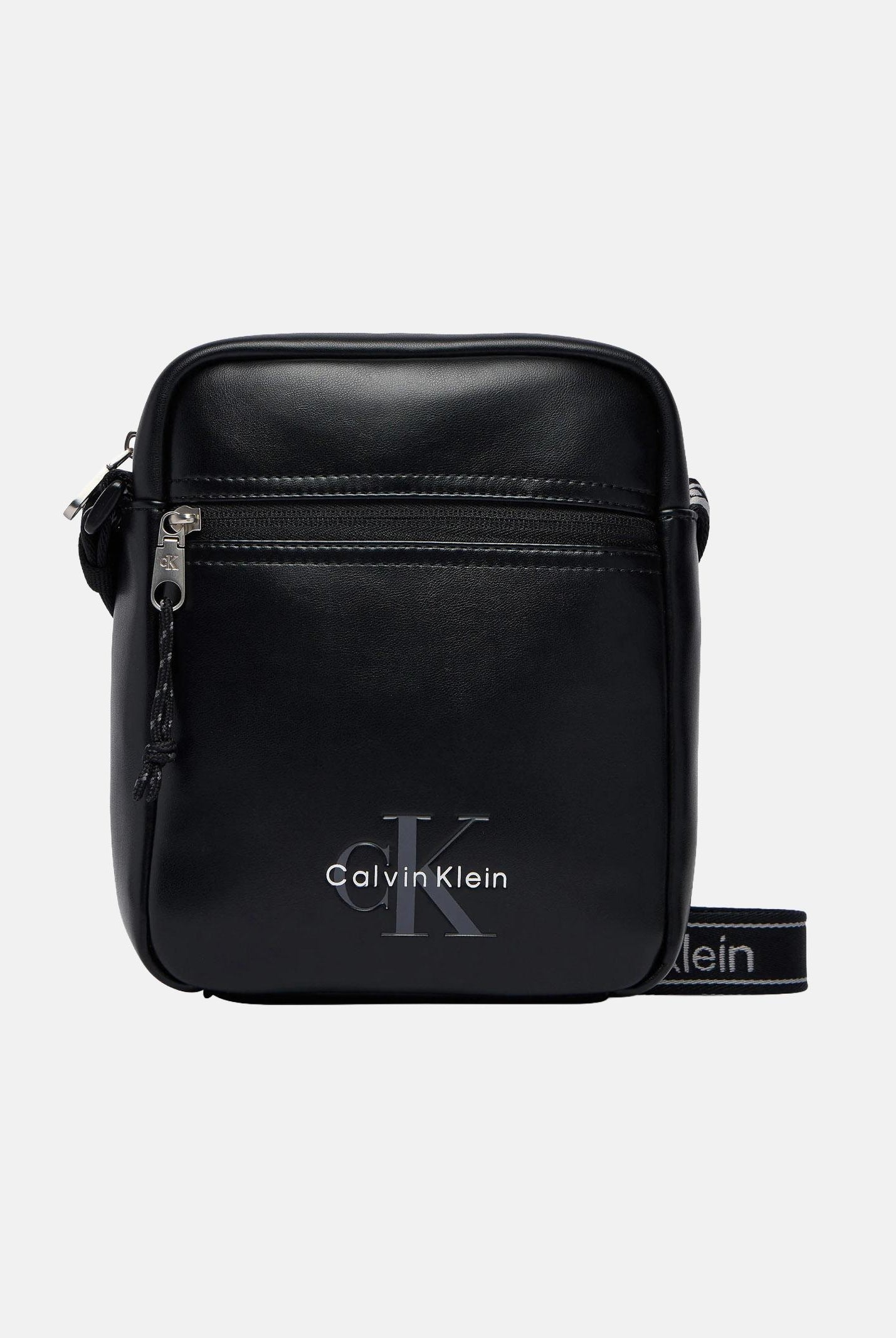 CALVIN KLEIN tracolla in ecopelle Black, colore brand Black nero uomo LV04D3418G UB1 CALVIN KLEIN