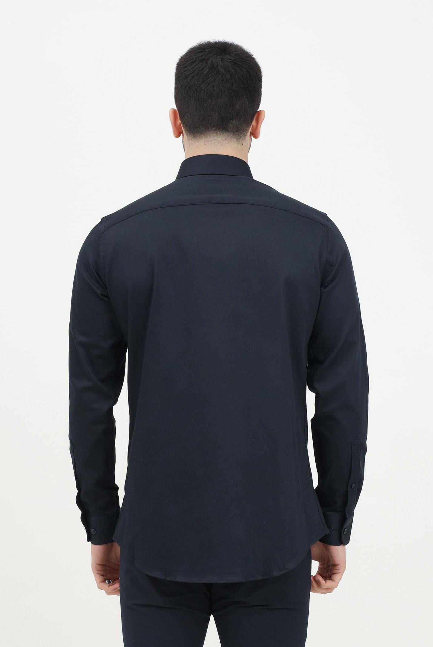 SELECTED HOMME Camicia a manica lunga nera da uomo 16092939 Black SELECTED HOMME