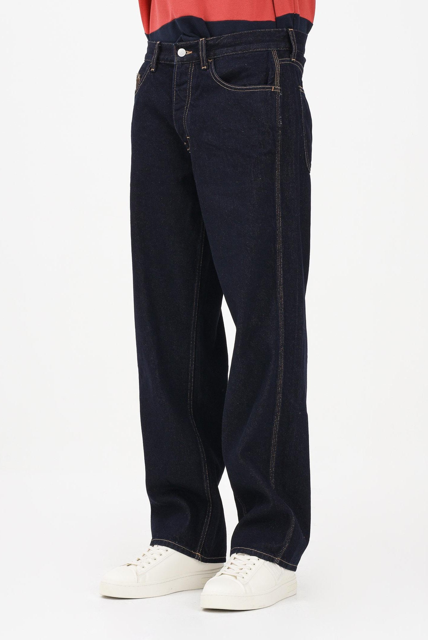 TOMMY JEANS Jeans cargo Carpenter Jaimie in denim blu scuro da uomo DM0DM22276 1BK TOMMY JEANS