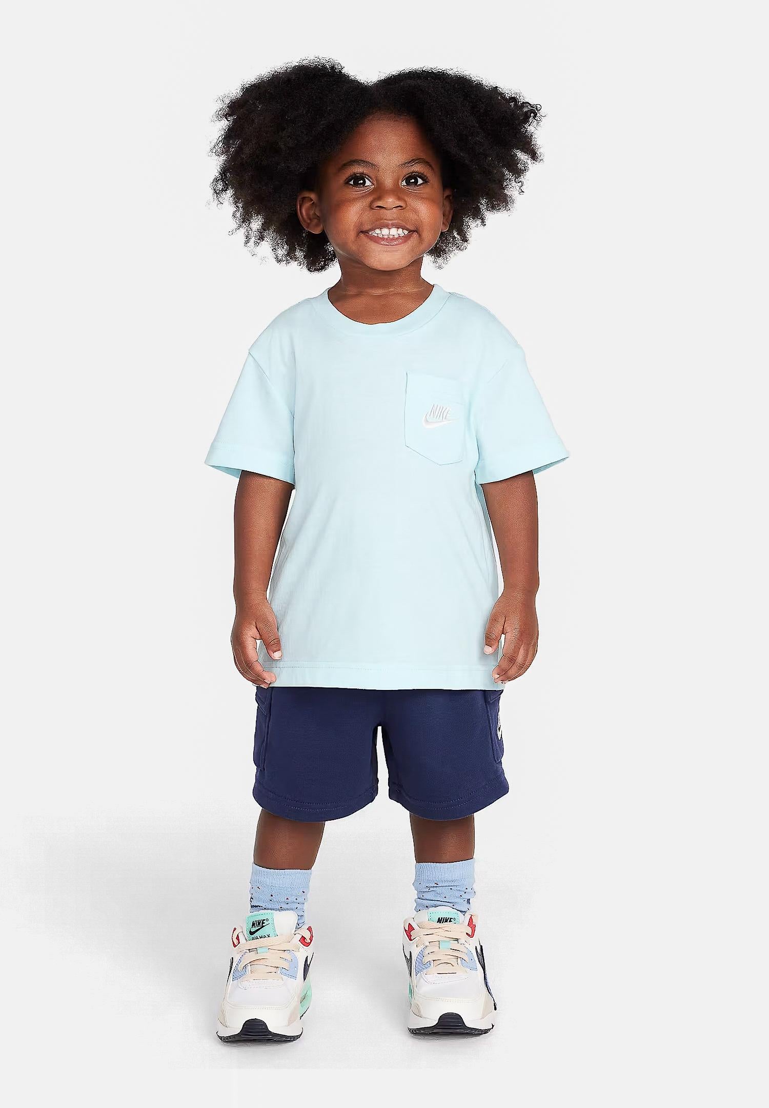 NIKE Completino Sportswear Pocket azzurro e blu da bambino 86N041 U90 NIKE