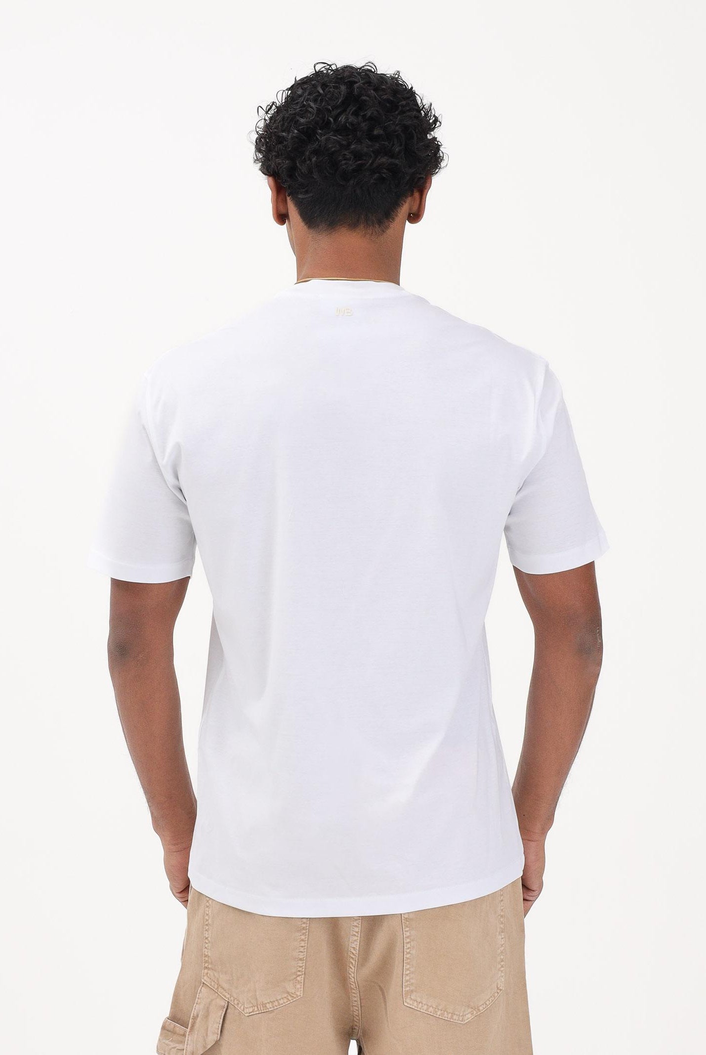 I'M BRIAN T-shirt a manica corta bianco da uomo TS3742 002 I'M BRIAN