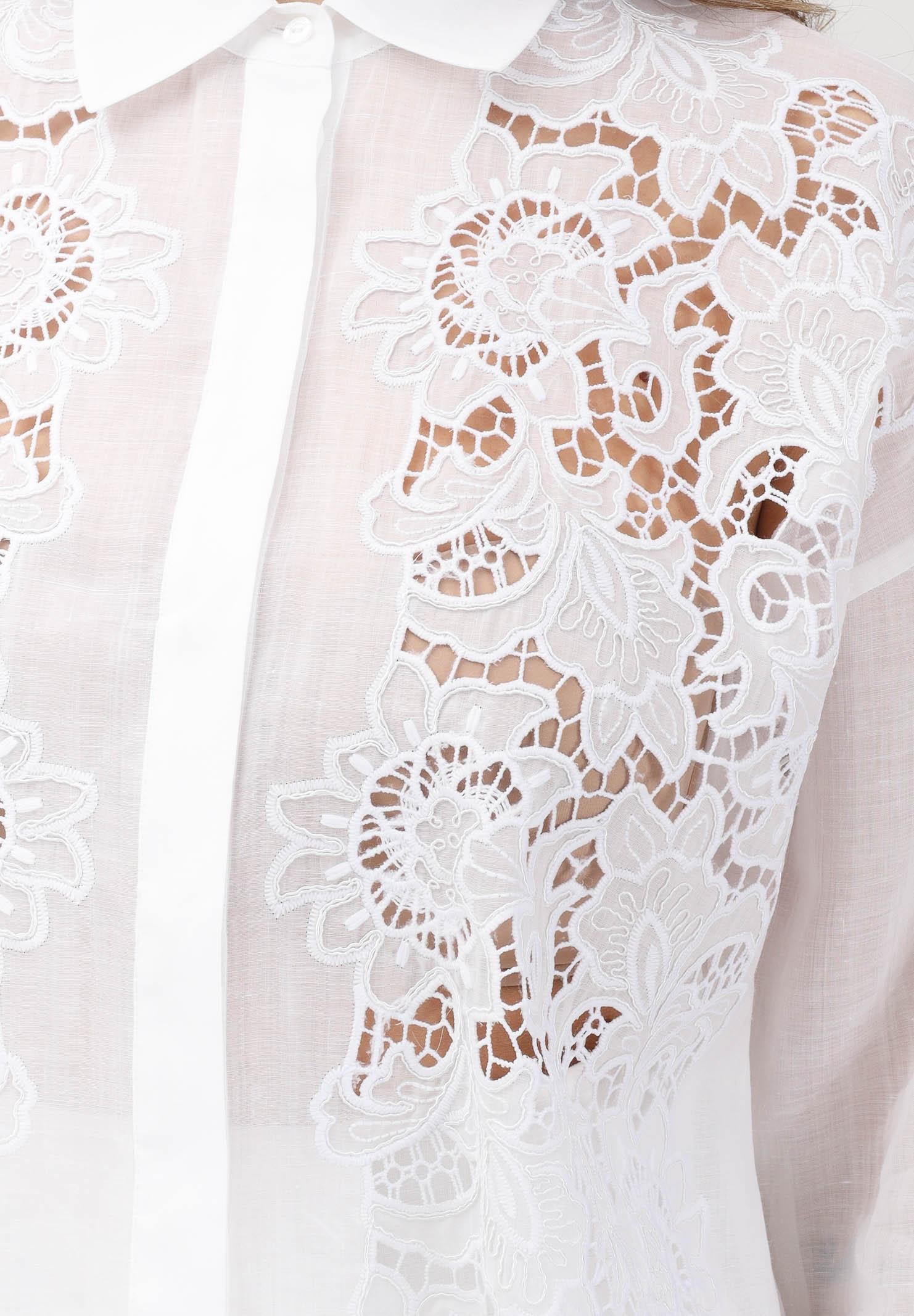 MAX MARA Camicia a manica lunga MSTCALI bianca da donna 2616111012600 031 MAX MARA