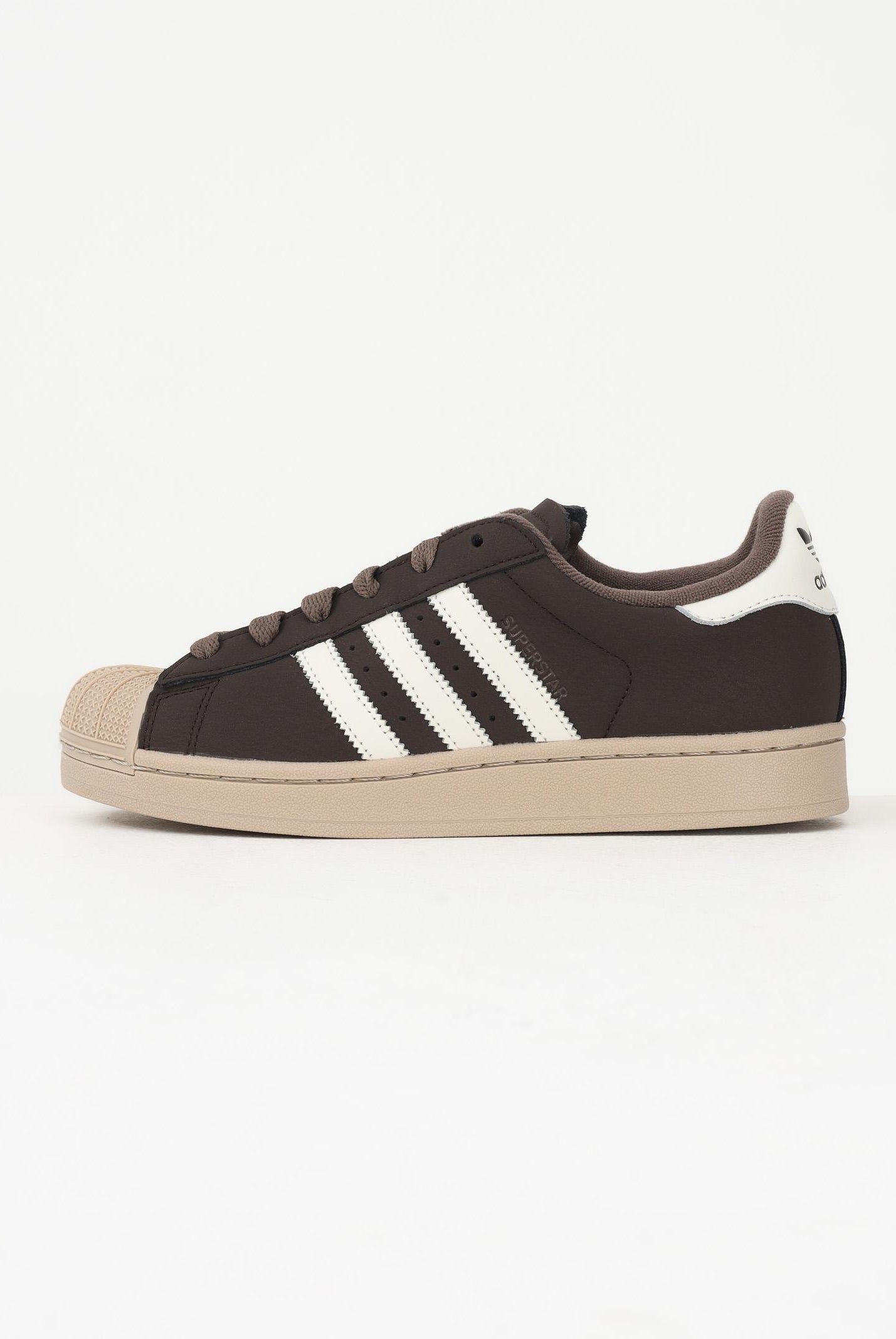 ADIDAS ORIGINALS Sneakers SUPERSTAR II marroni per uomo e donna KJ4545 . ADIDAS ORIGINALS