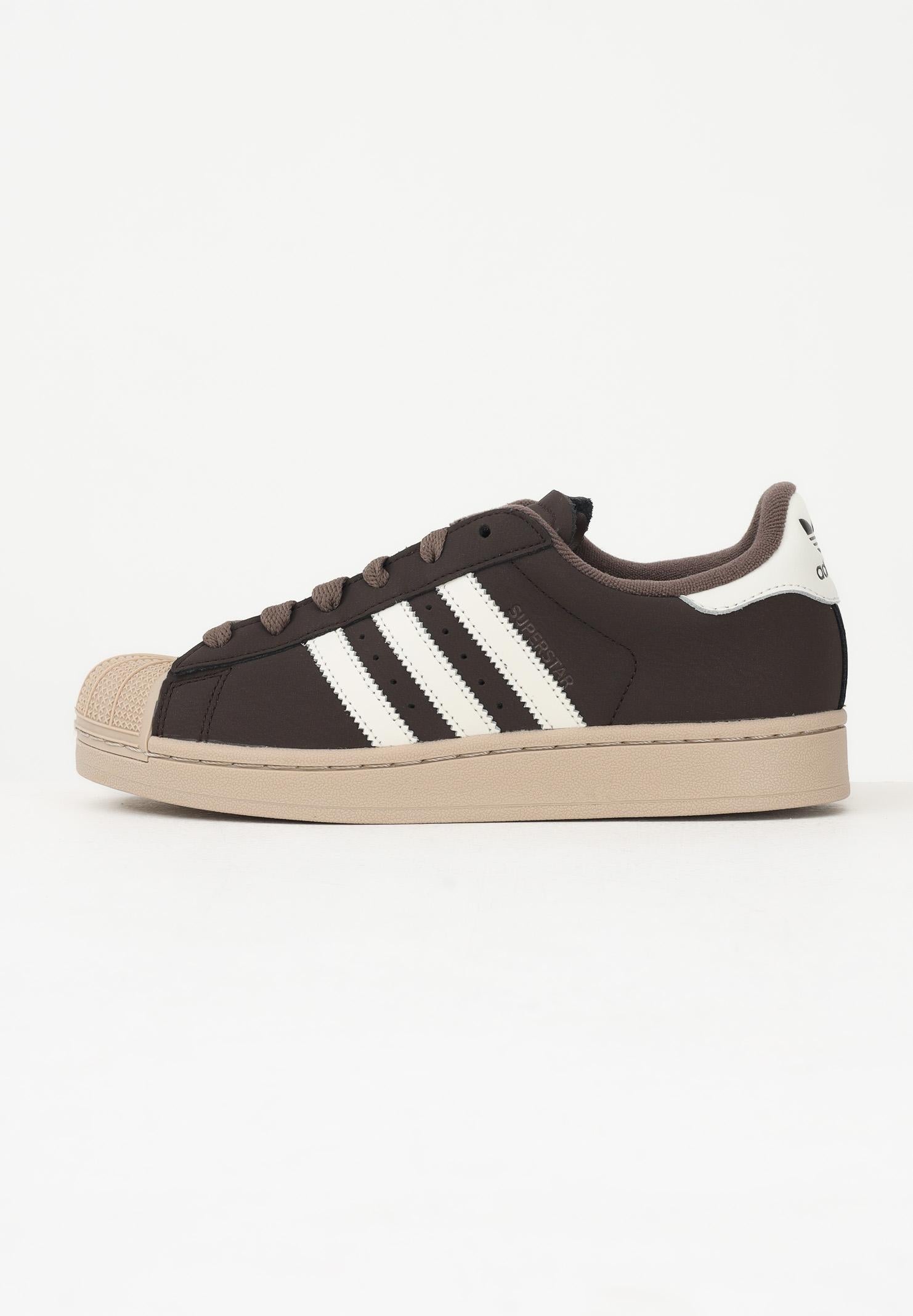 ADIDAS ORIGINALS Sneakers SUPERSTAR II marroni per uomo e donna KJ4545 . ADIDAS ORIGINALS