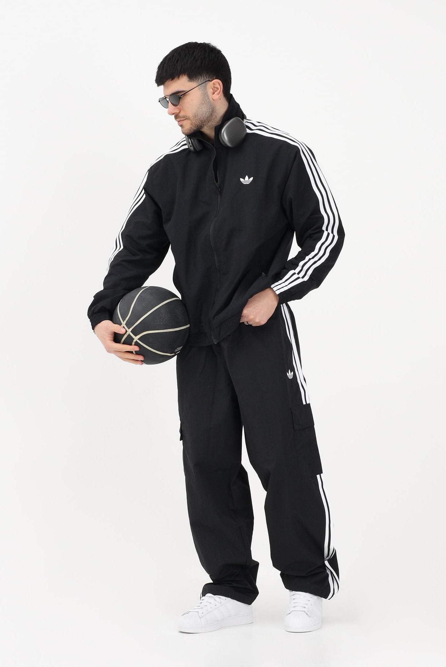 ADIDAS ORIGINALS Pantalone sportivo Cargo Adicolor Classics 3-Stripes nero da uomo KE2927 . ADIDAS ORIGINALS