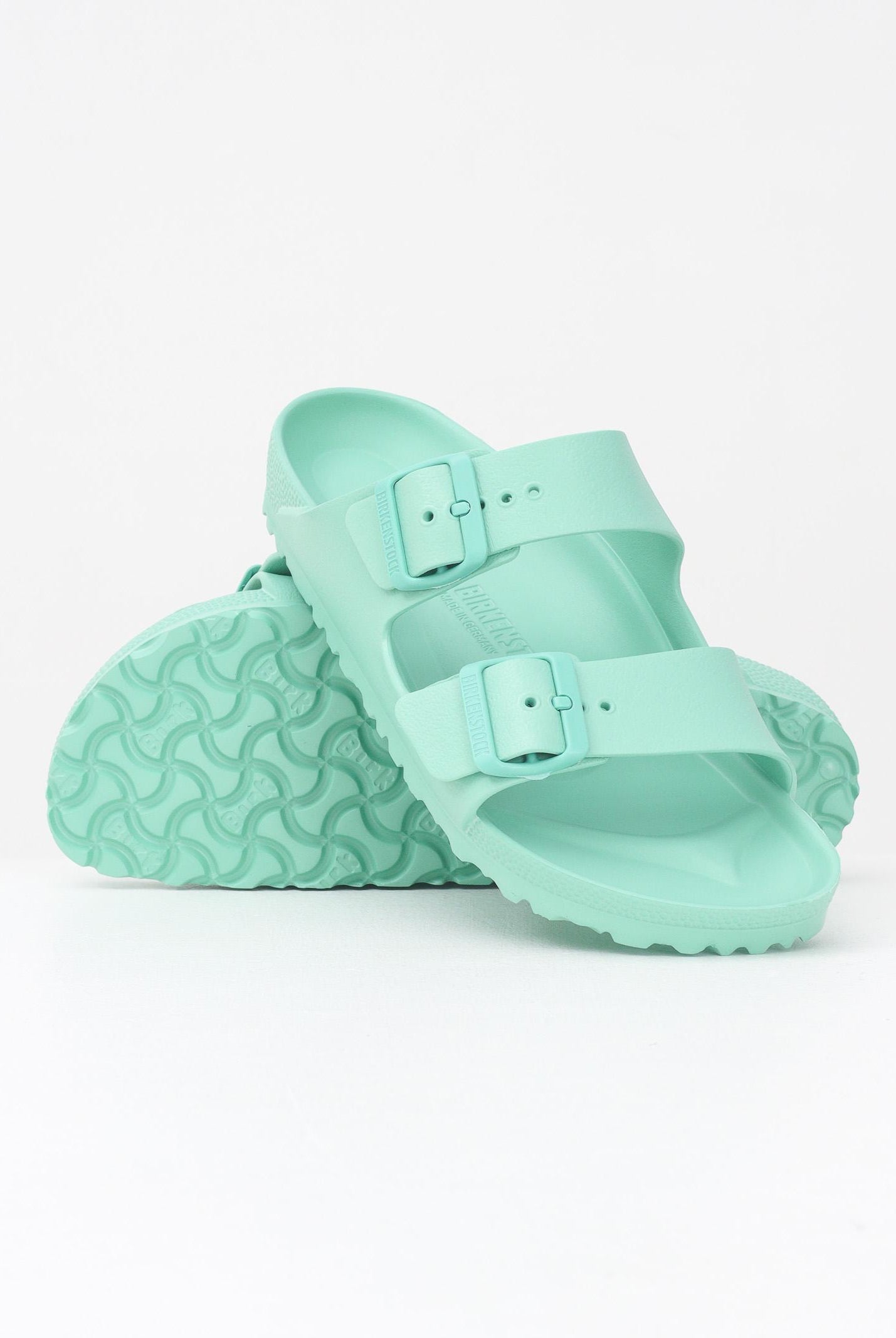 BIRKENSTOCK Ciabatte Arizona Essentials verde acqua per uomo e donna 1019120 . BIRKENSTOCK