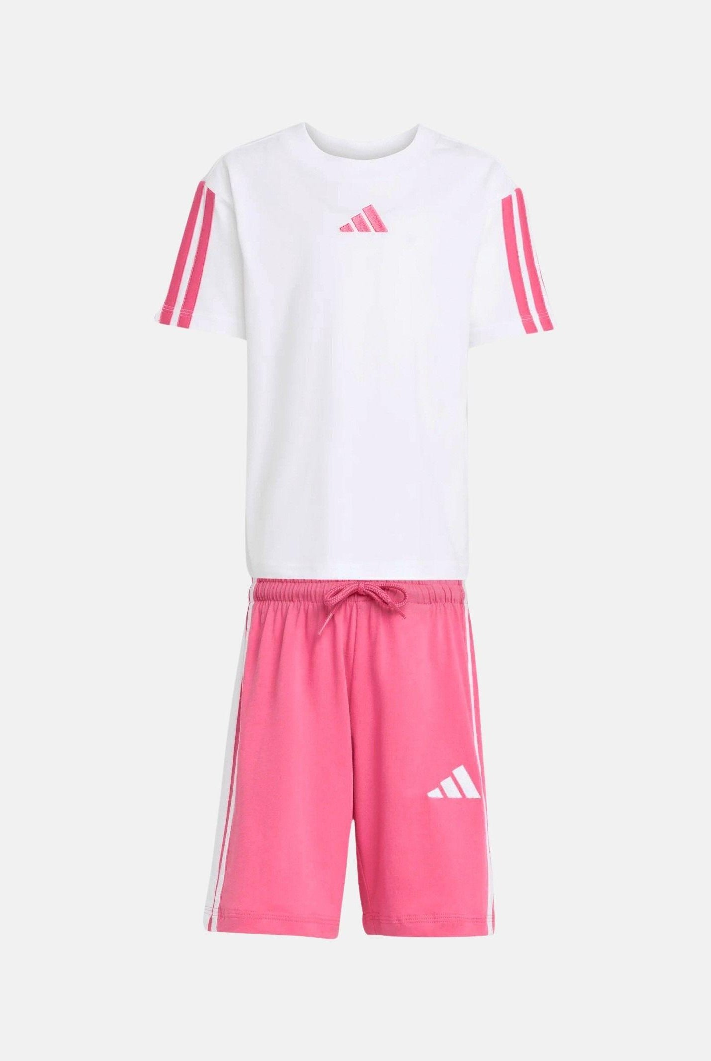 ADIDAS PERFORMANCE Completino Essentials bianco e rosa da bambina KC6147 . ADIDAS PERFORMANCE