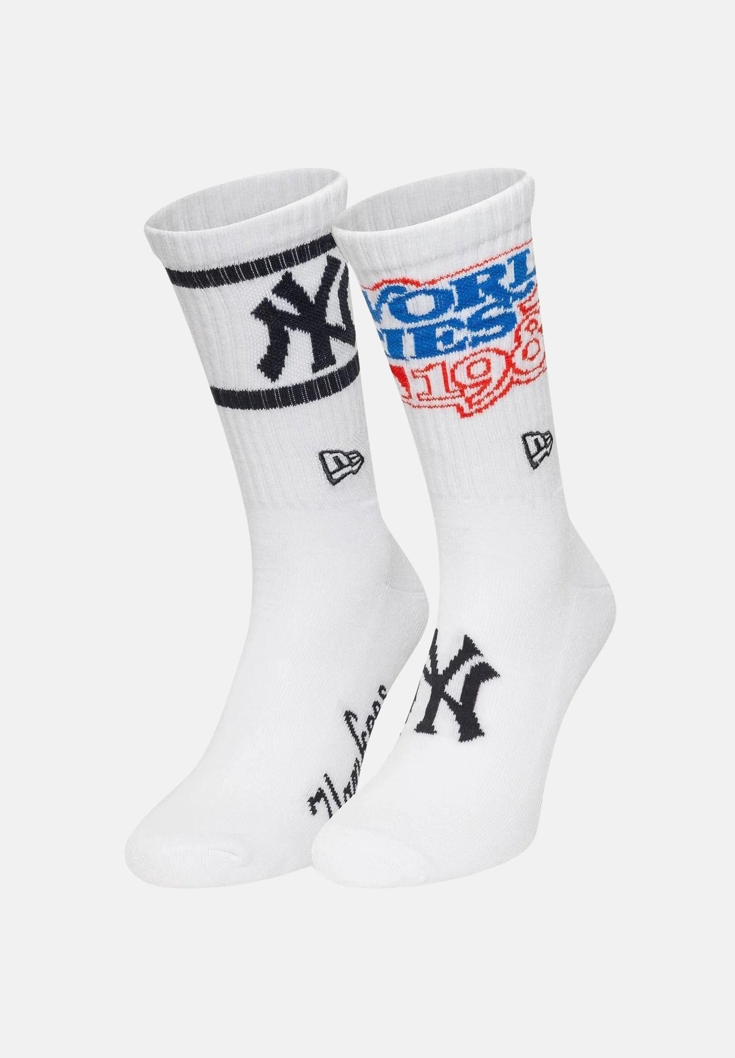 NEW ERA Calzini (2 paia) New York Yankees World Series bianchi per uomo e donna 60684239 . NEW ERA