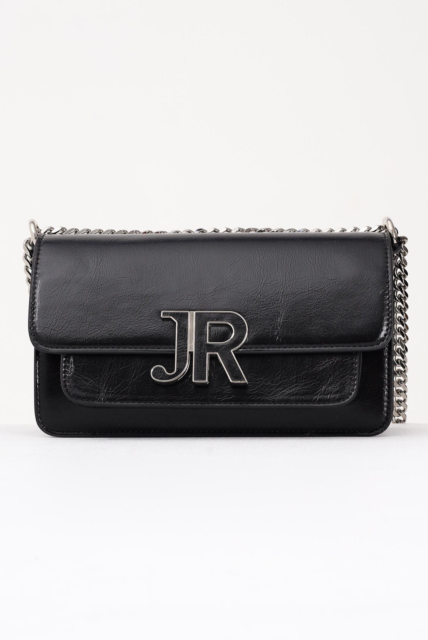 RICHMOND Borsa a tracolla nera da donna con logo JR RWA25227BO BL RICHMOND