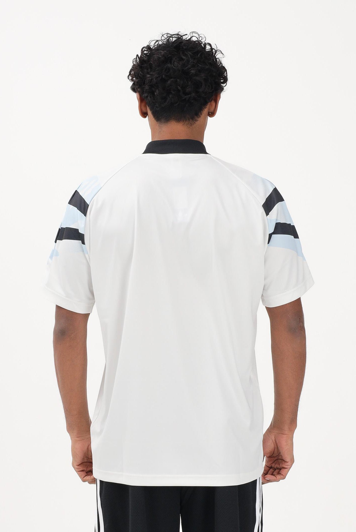 ADIDAS ORIGINALS T-shirt a manica corta Santiago AOP bianca da uomo KE2154 . ADIDAS ORIGINALS