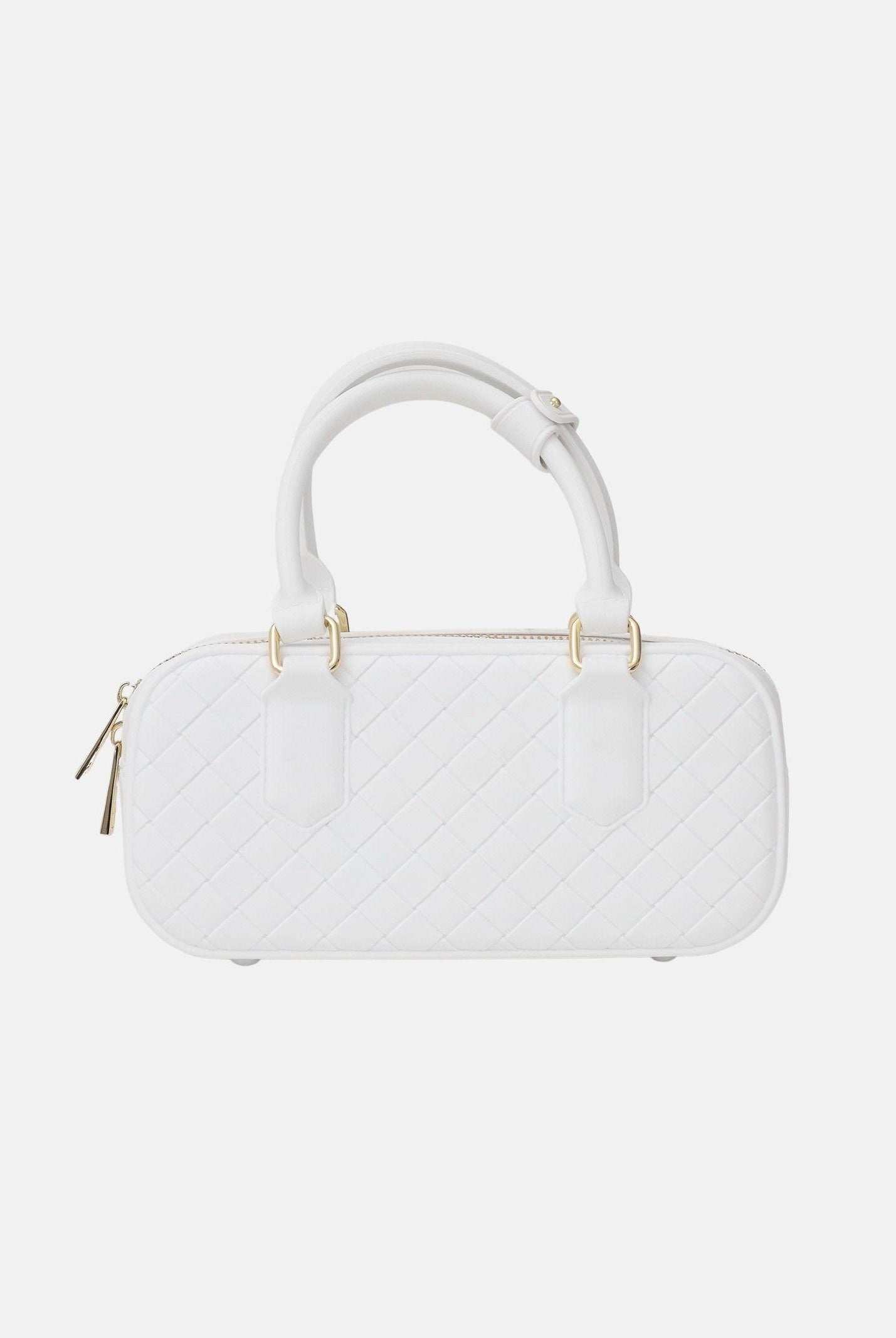 MARC ELLIS Borsa a mano Flat Glitty bianca da donna FLAT-GLITTY MILIGO MARC ELLIS
