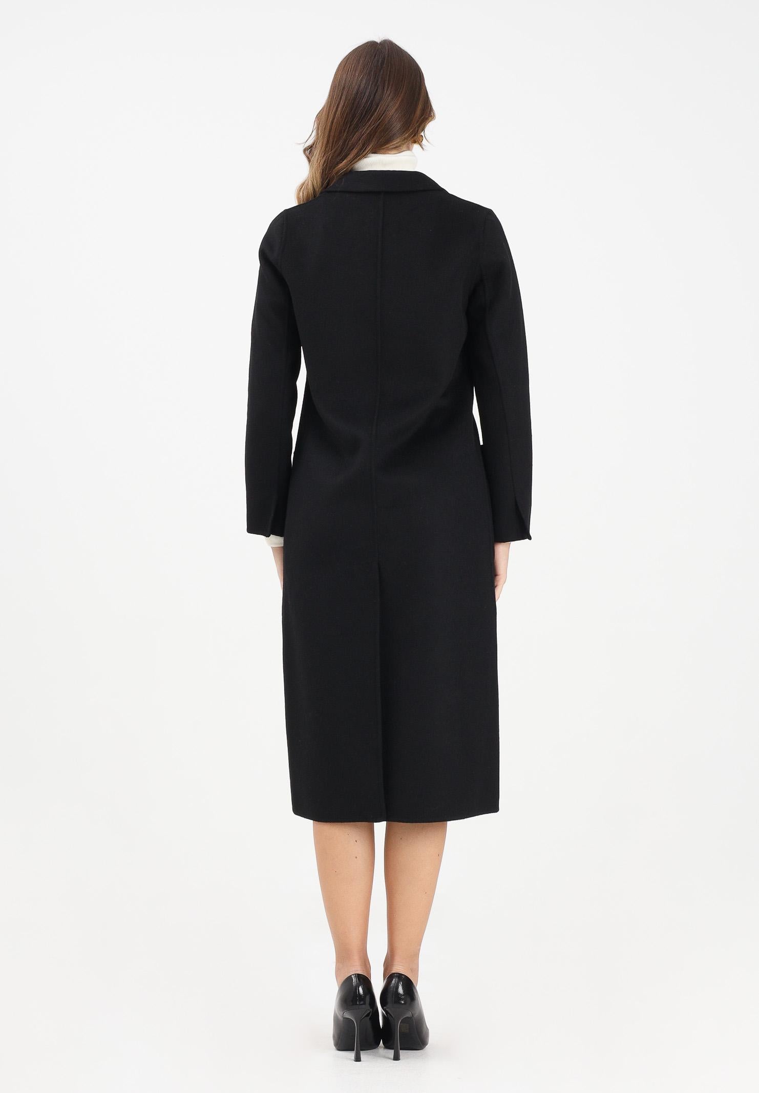 VICOLO Cappotto lungo nero da donna TF0002 A99 VICOLO