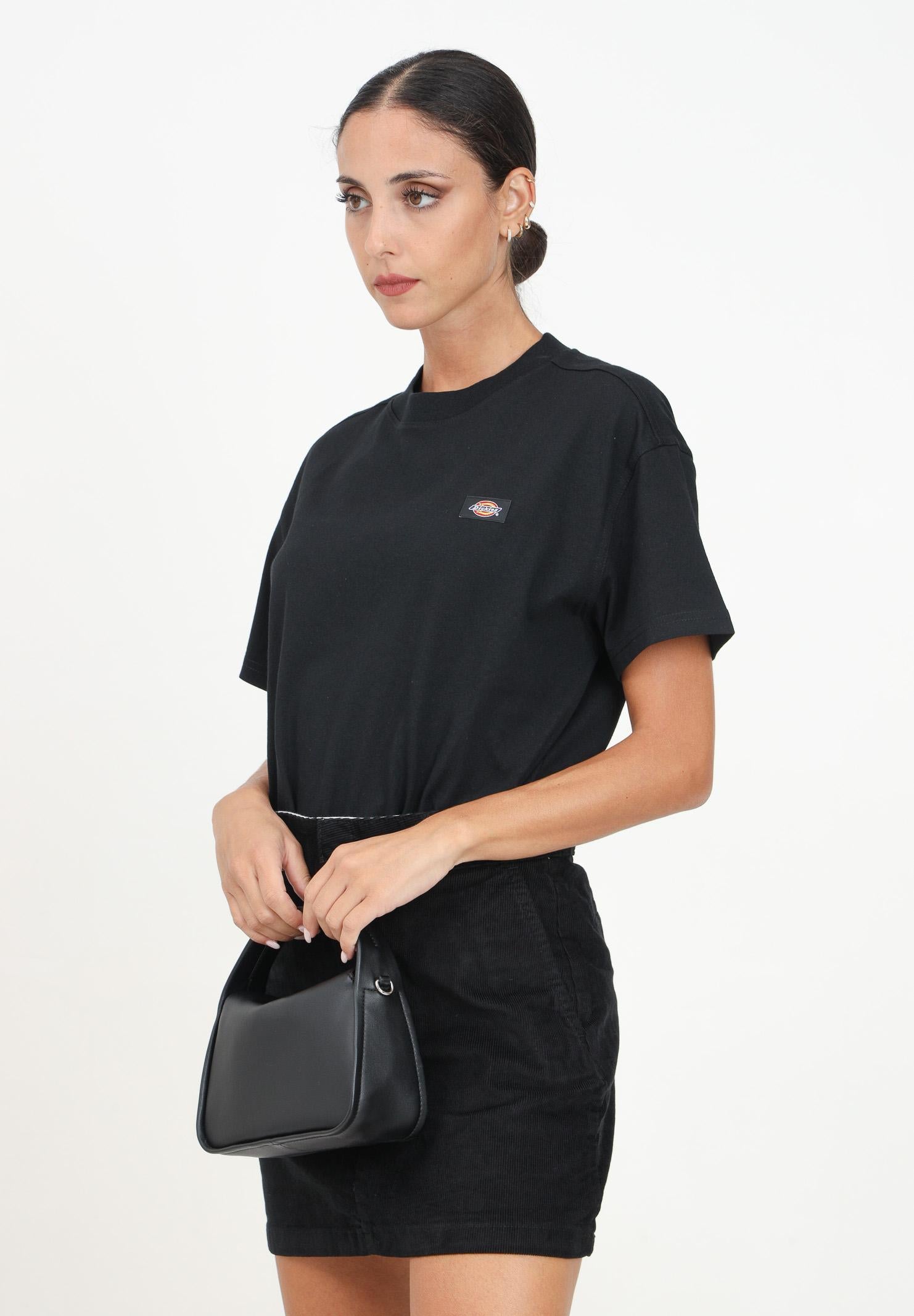 DICKIES T-shirt a manica corta Oakport nera da donna DK0A4Y8LBLK1 . DIckies