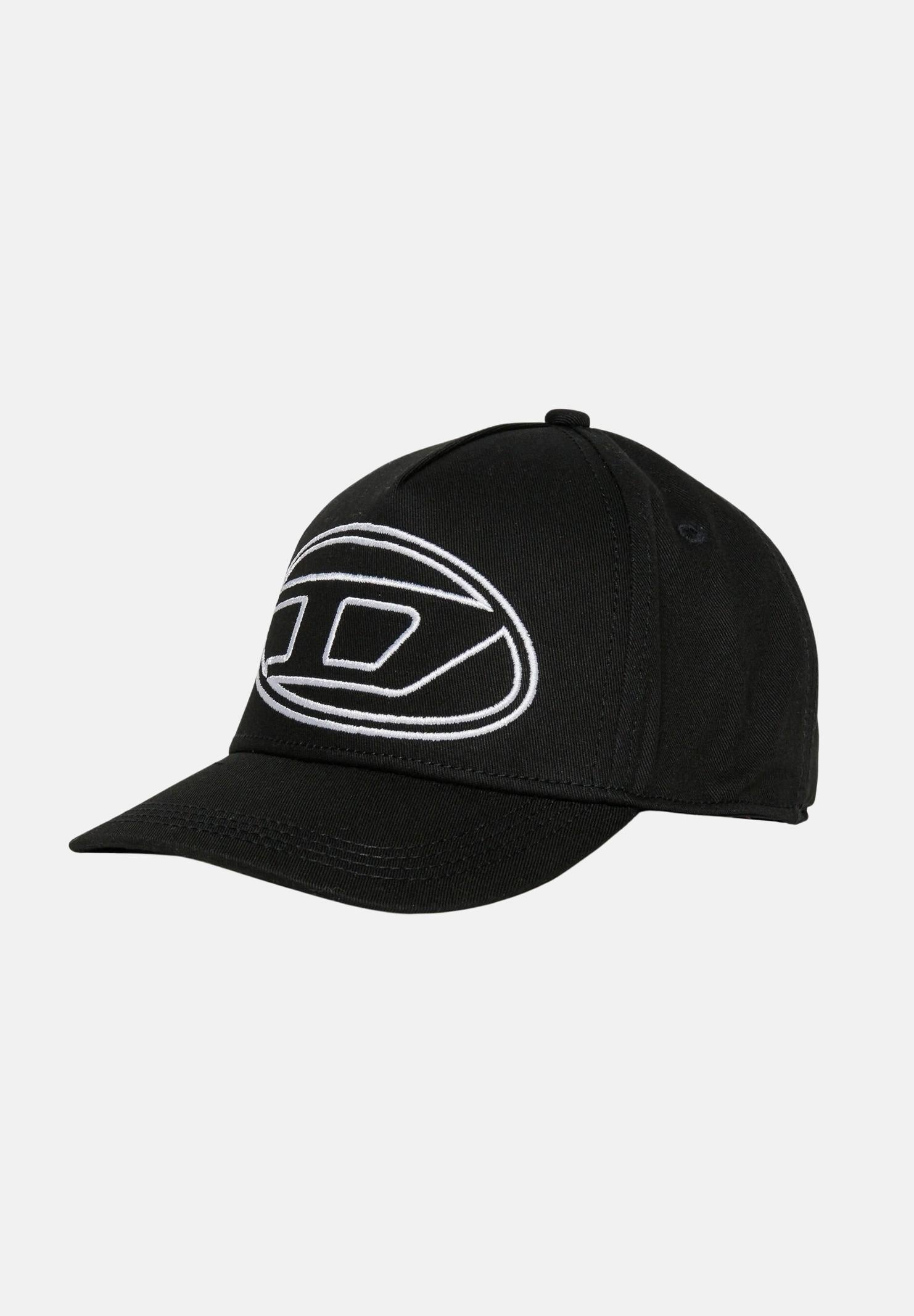 DIESEL Cappello con visiera Frendil nero per uomo e donna J02132KXA77 K900 DIESEL