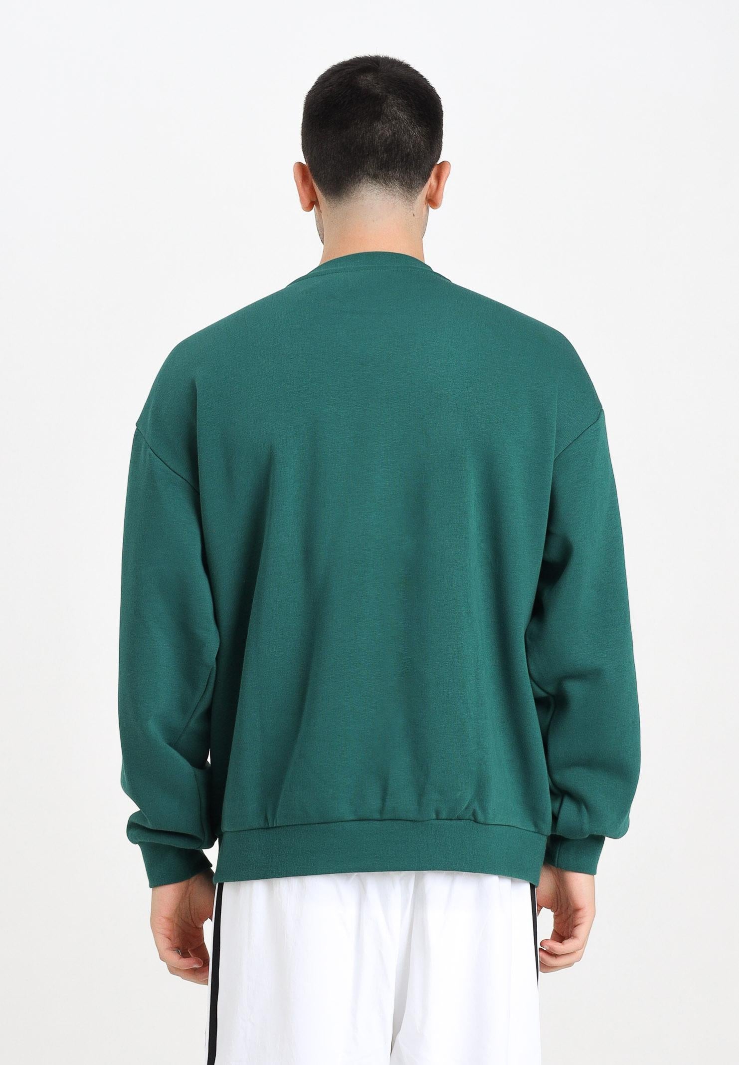 ADIDAS ORIGINALS Felpa girocollo Adicolor Oversized Crew verde da uomo KA0467 ADIDAS ORIGINALS