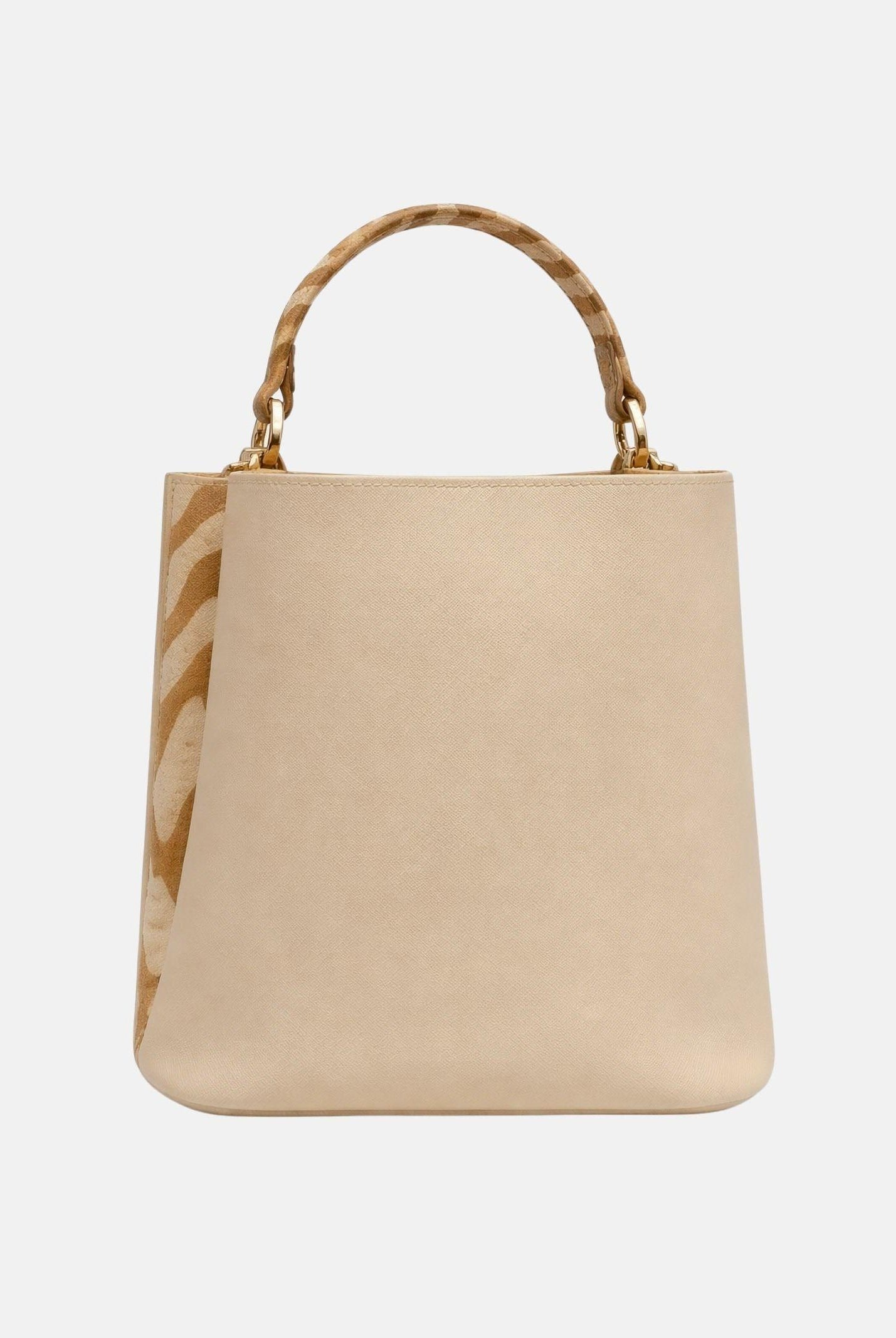 JUST CAVALLI Borsa a mano beige da donna con logo 80RA4BB3ZS766 751 JUST CAVALLI