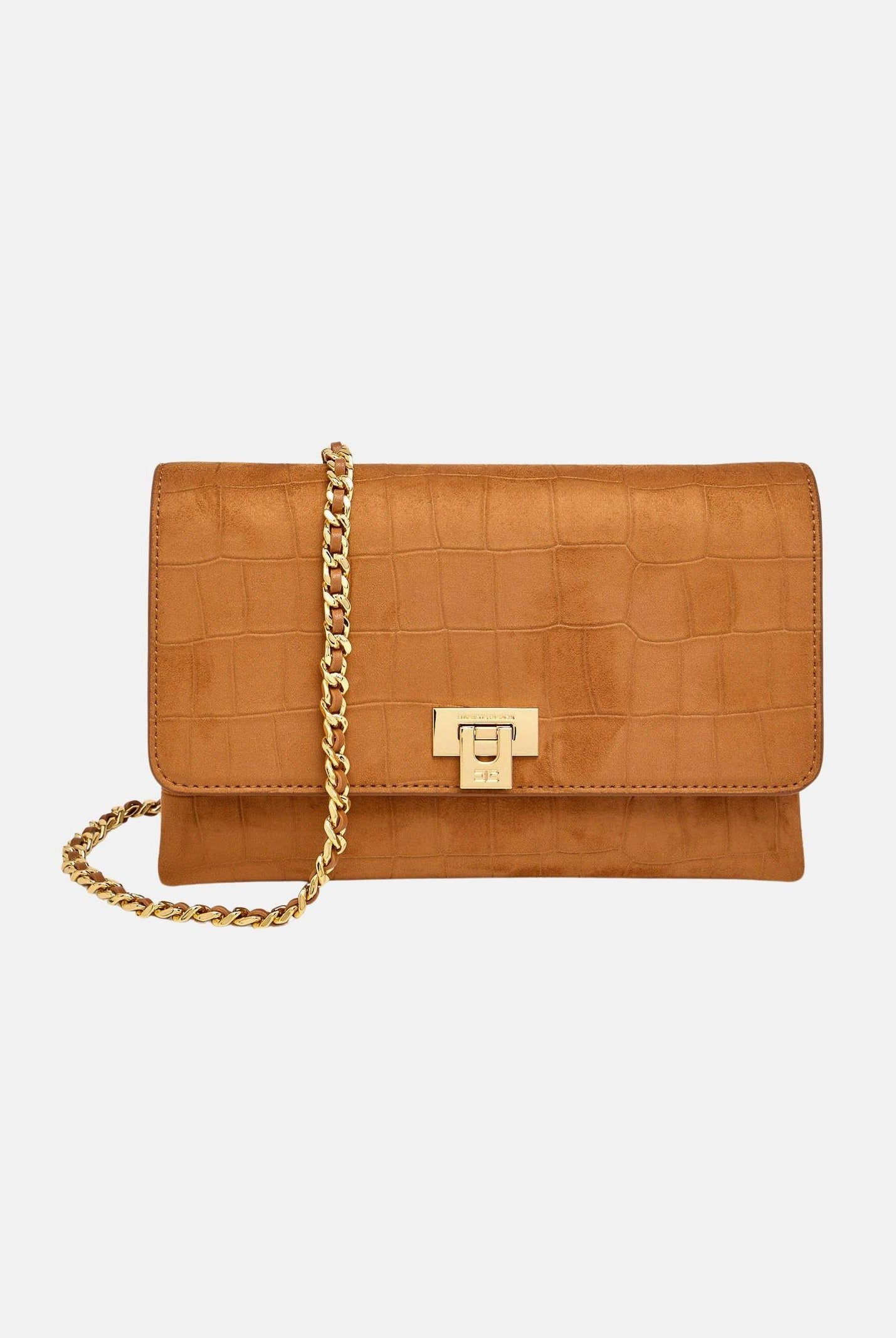ELISABETTA FRANCHI Pochette cuoio da donna realizzata in suede BS64A61E2 600 ELISABETTA FRANCHI