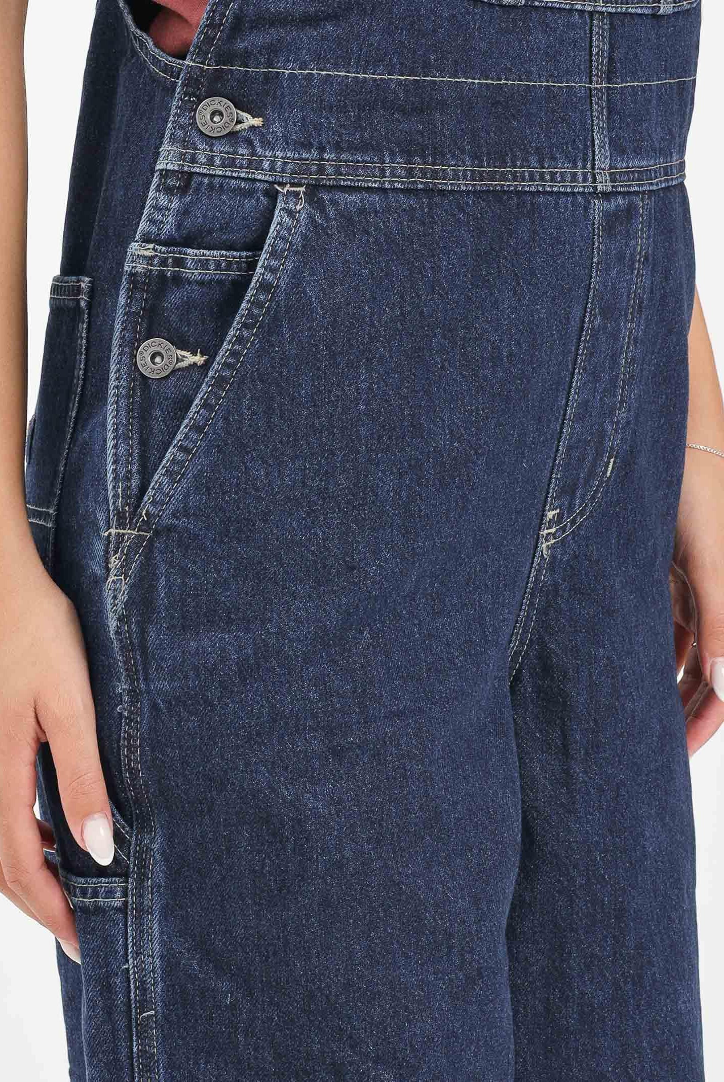 DICKIES Salopette Mechanic in denim blu da donna DK0A87N70DD1  DIckies