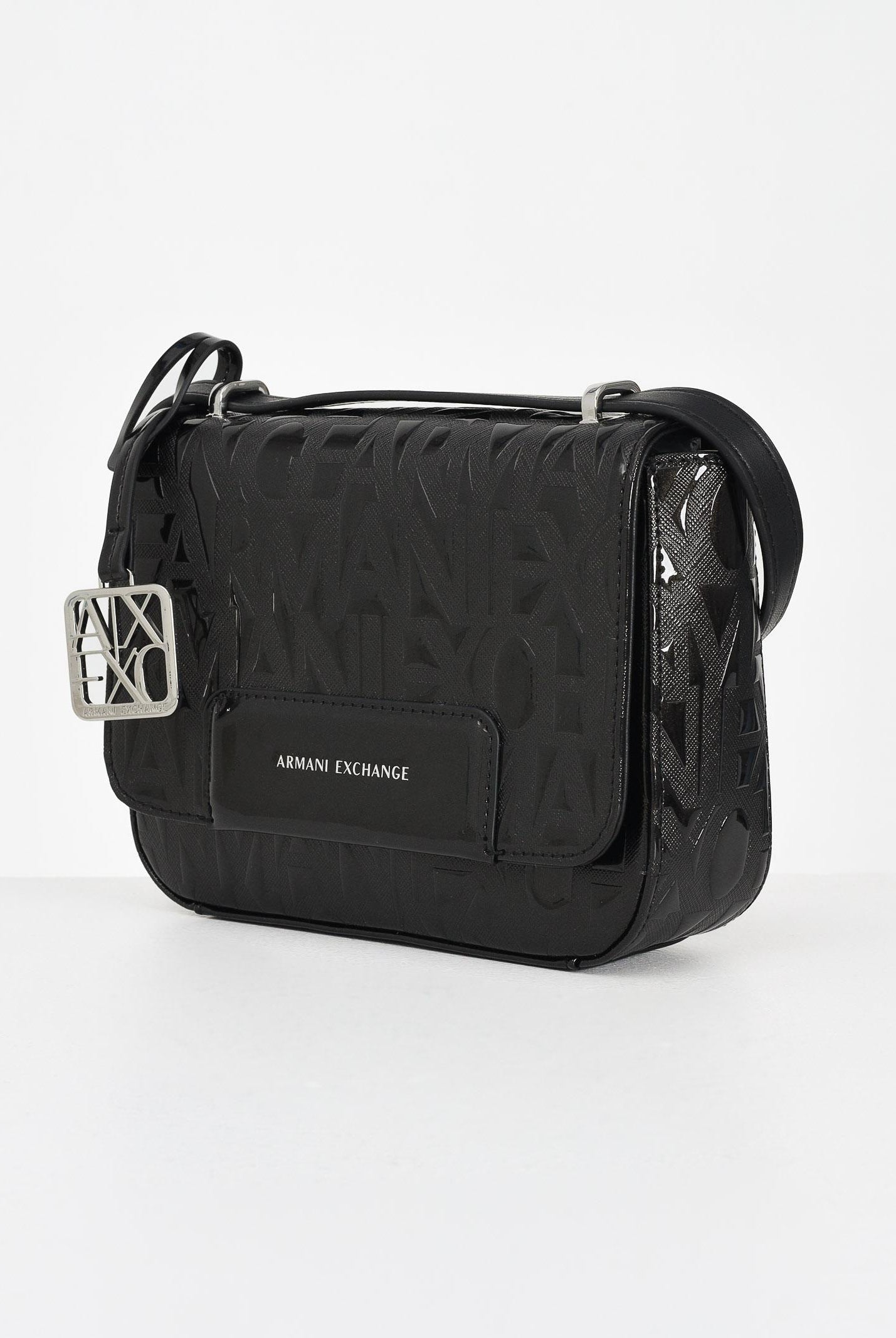 ARMANI EXCHANGE Borsa a tracolla nera da donna con logo XW001577AF17290 UC001 ARMANI EXCHANGE