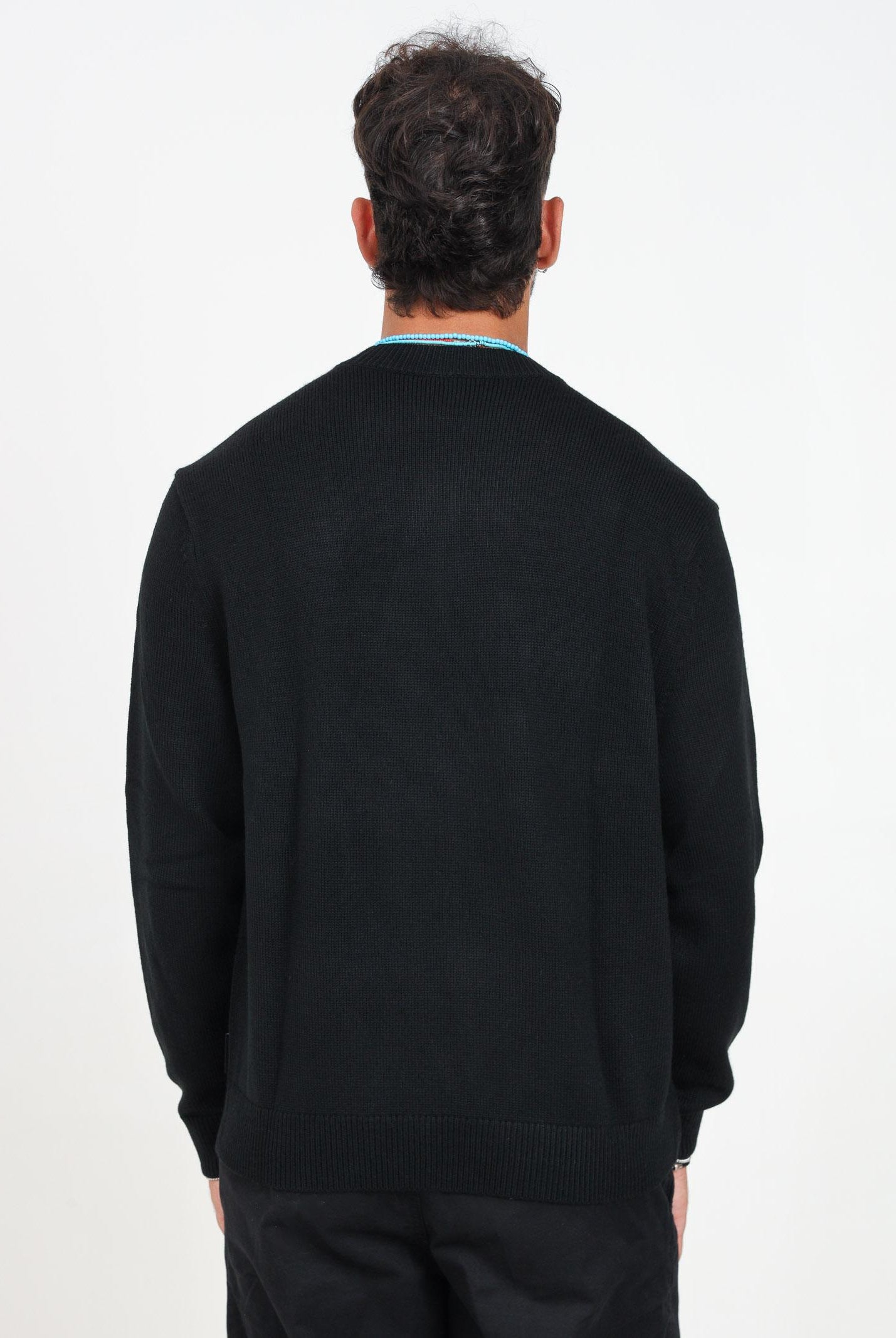 Maglioncino girocollo nero da uomo 6DZM1FZM1LZ 1200 ARMANI EXCHANGE